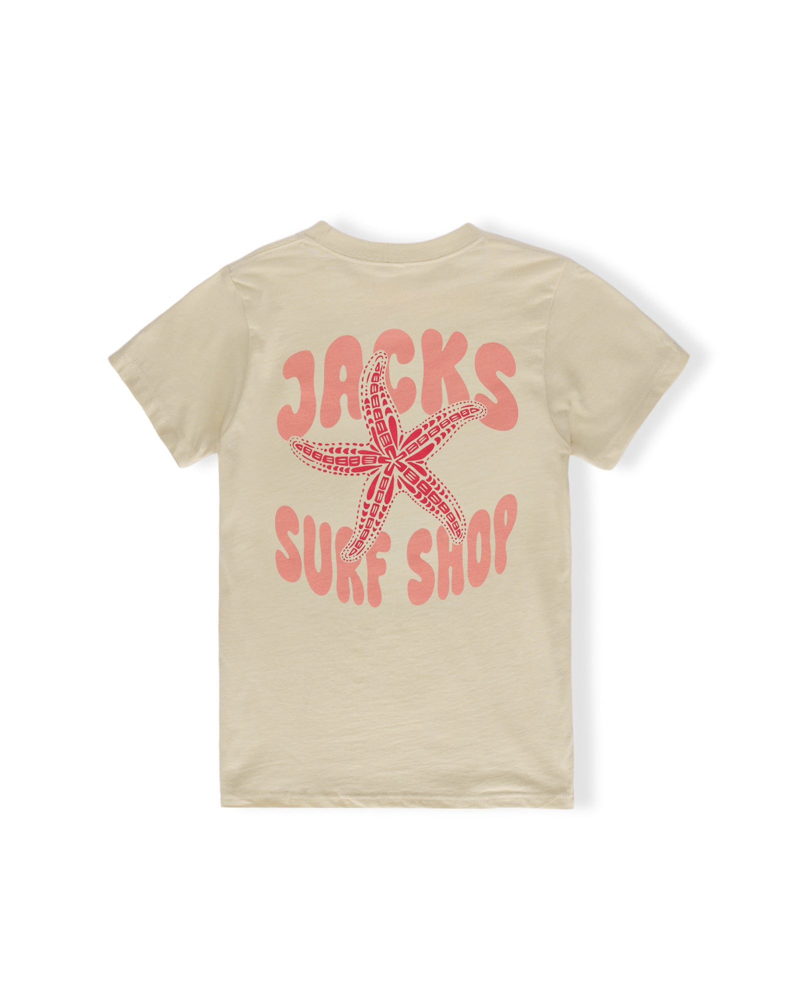 Girl's Starfish S/S Tee - Sour Cream