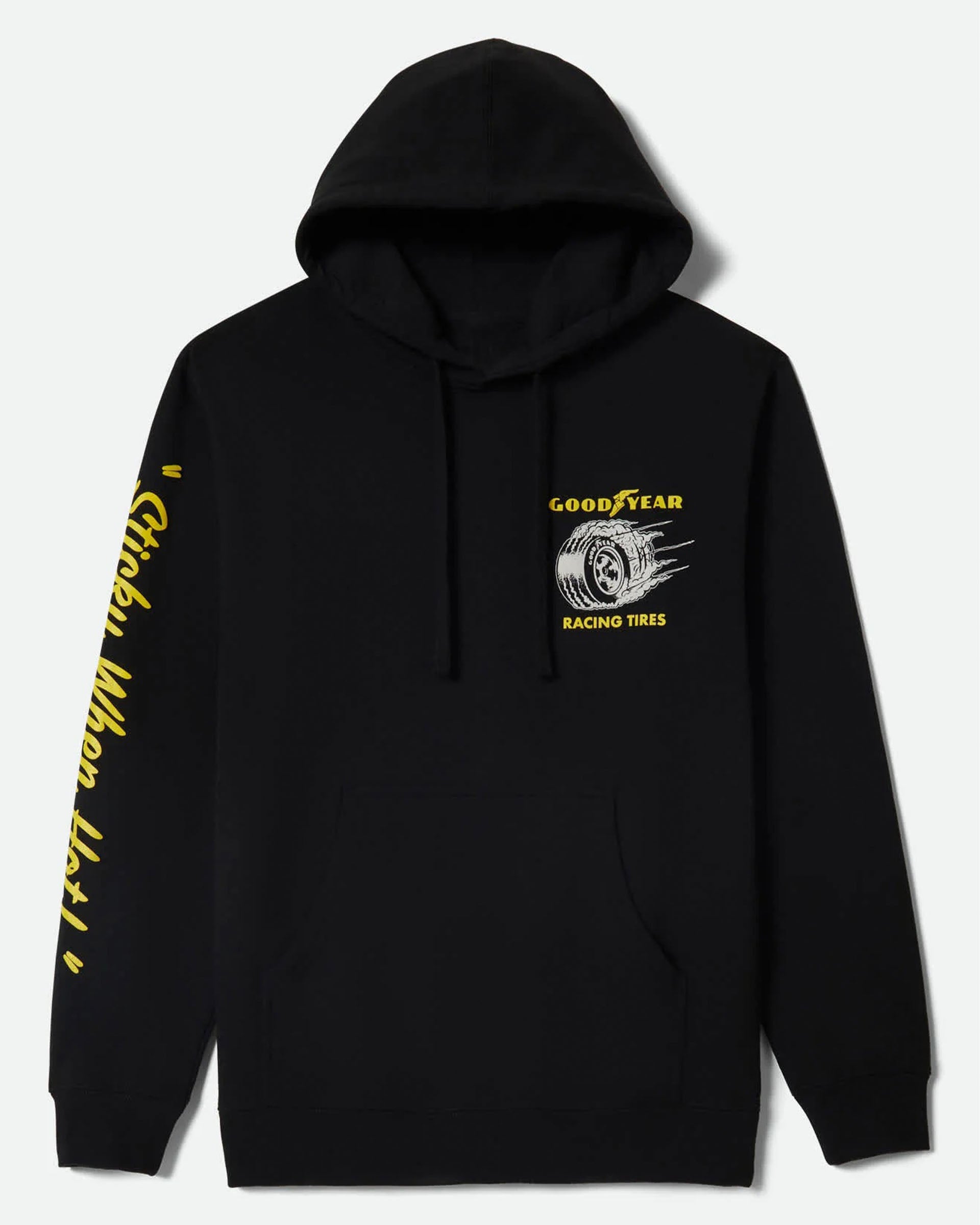 Brixton Goodyear Cheater Slick Hood - Black - $79.00 at Jack's Surfboards