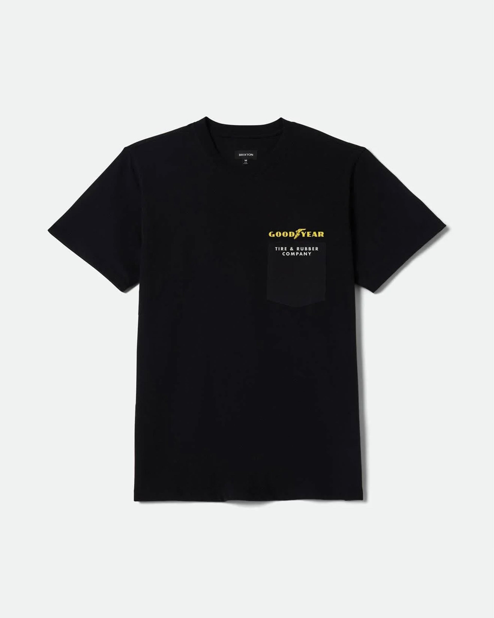Brixton Goodyear Service Pocket S/S T-Shirt - Black - $39.00 at Jack's Surfboards