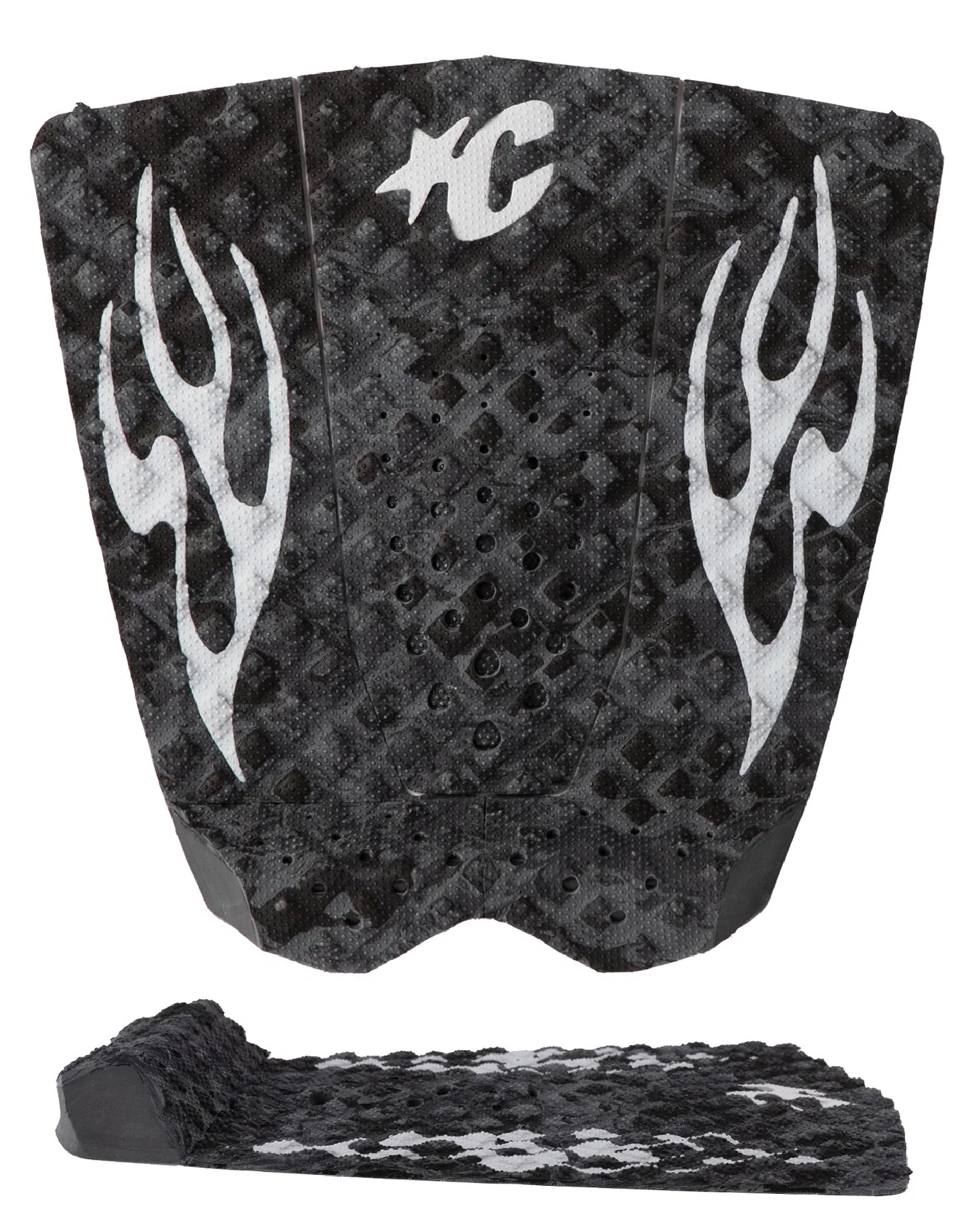 Creatures of Leisure Griffin Colapinto Signature Traction Pad - Charcoal Swirl Platinum Flames - $62.00 at Jack's Surfboards