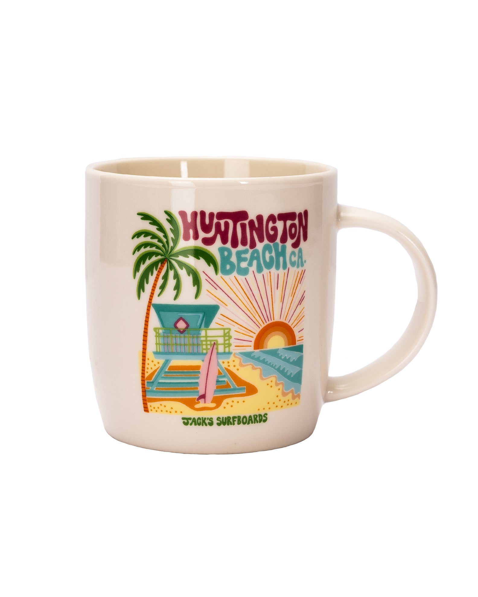 HB Tower Palm Mug