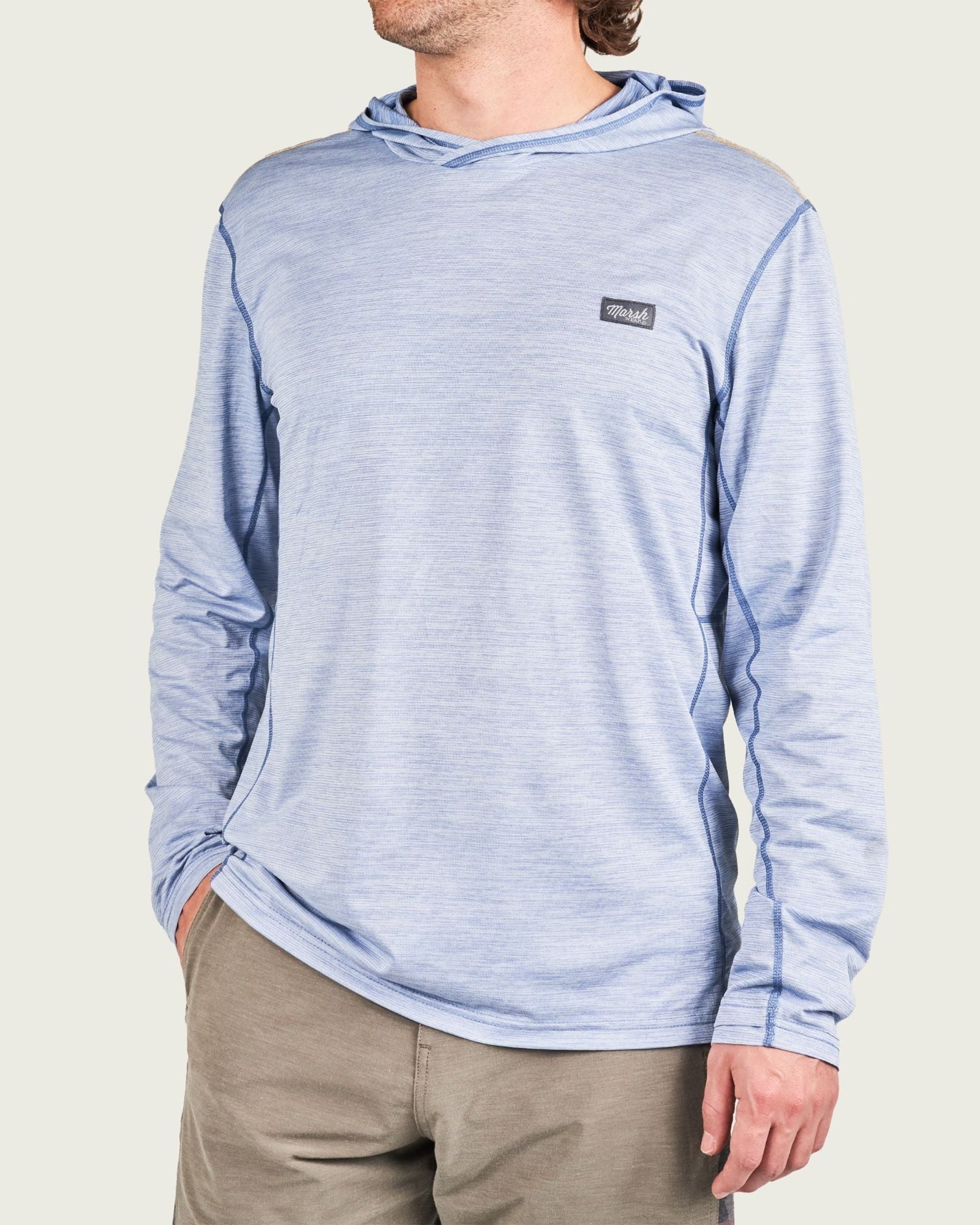 High Noon Tech Hoodie - Riviera Heather
