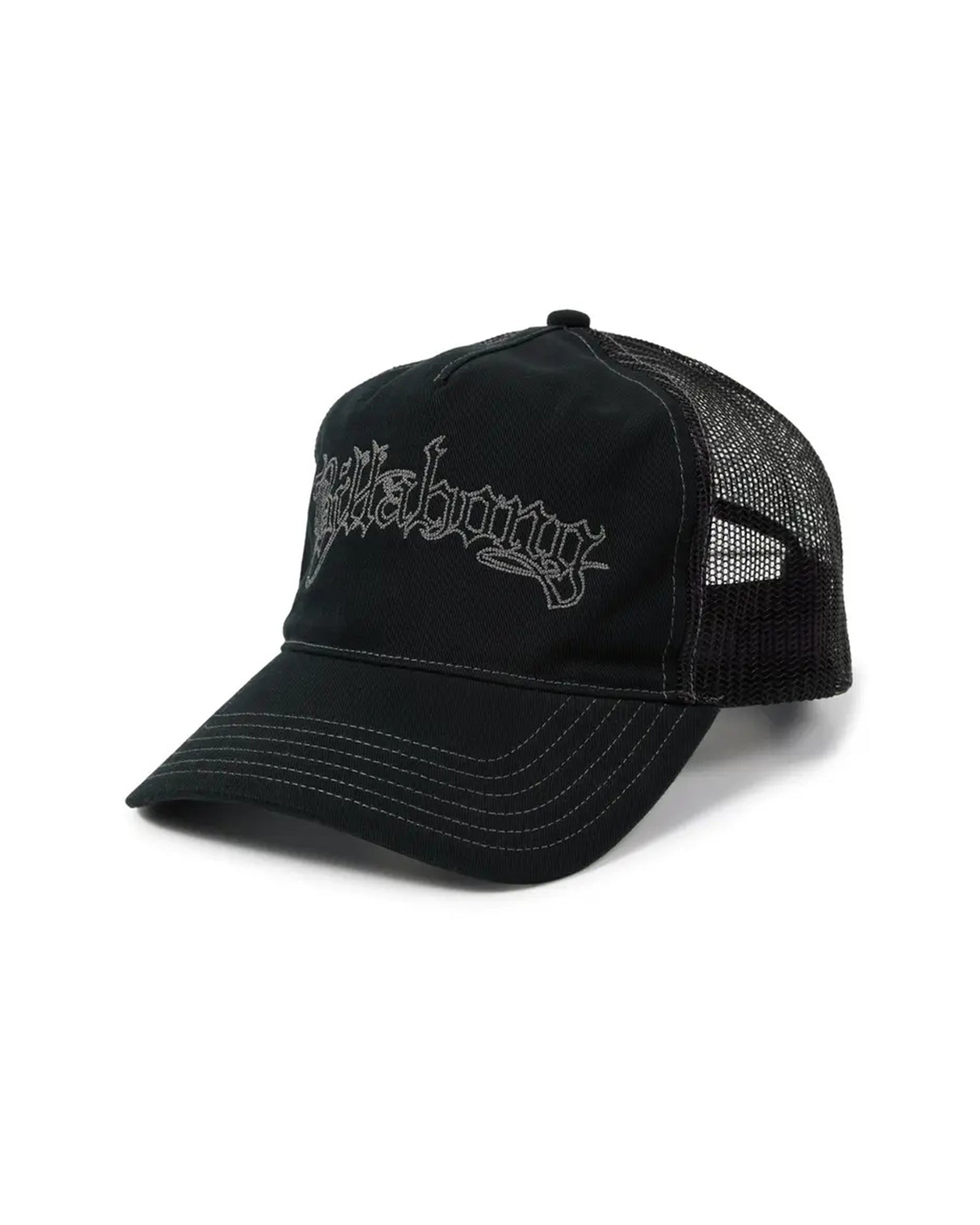 Immortal Trucker Hat - Washed Black