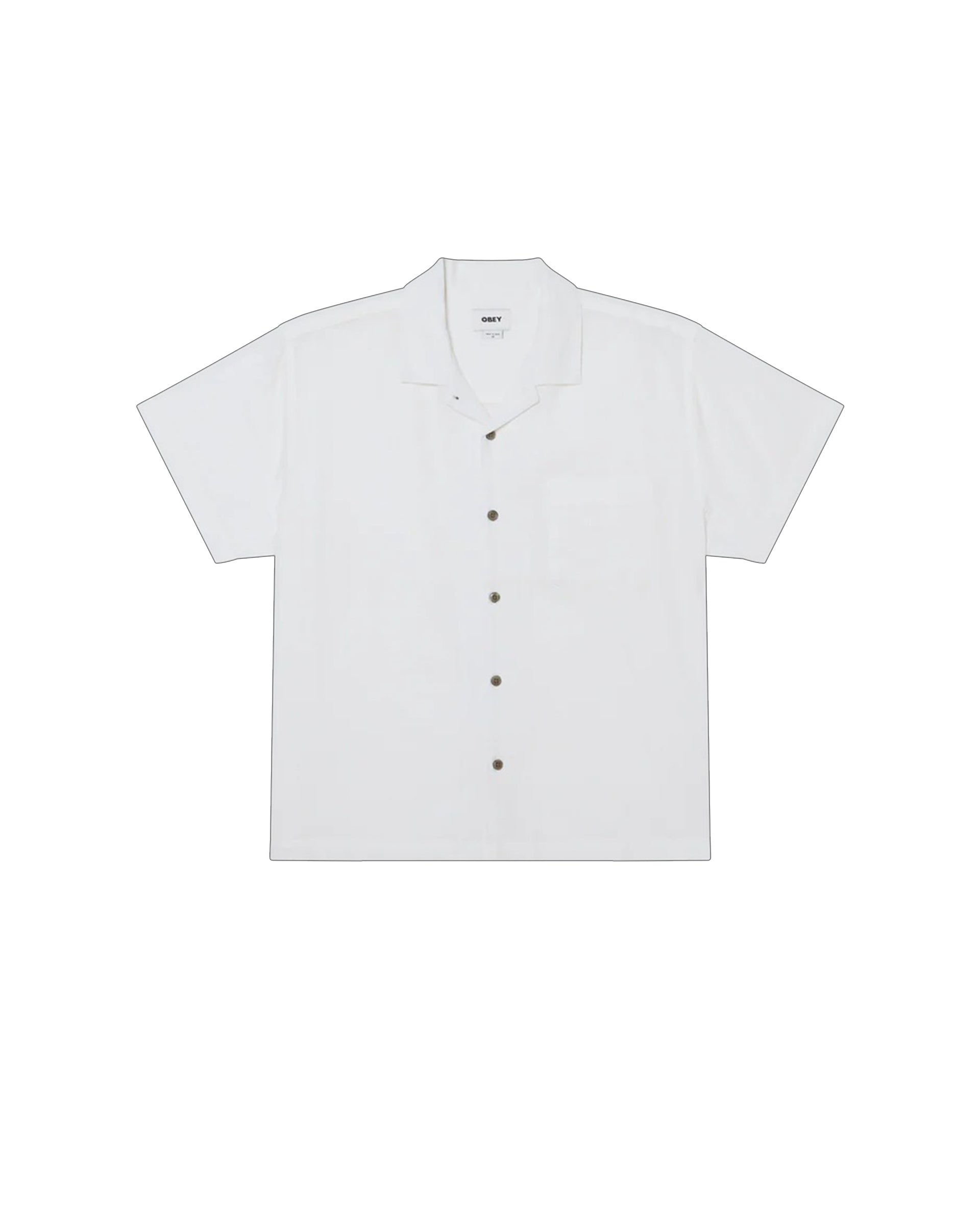 Jasper Woven S/S Shirt - White