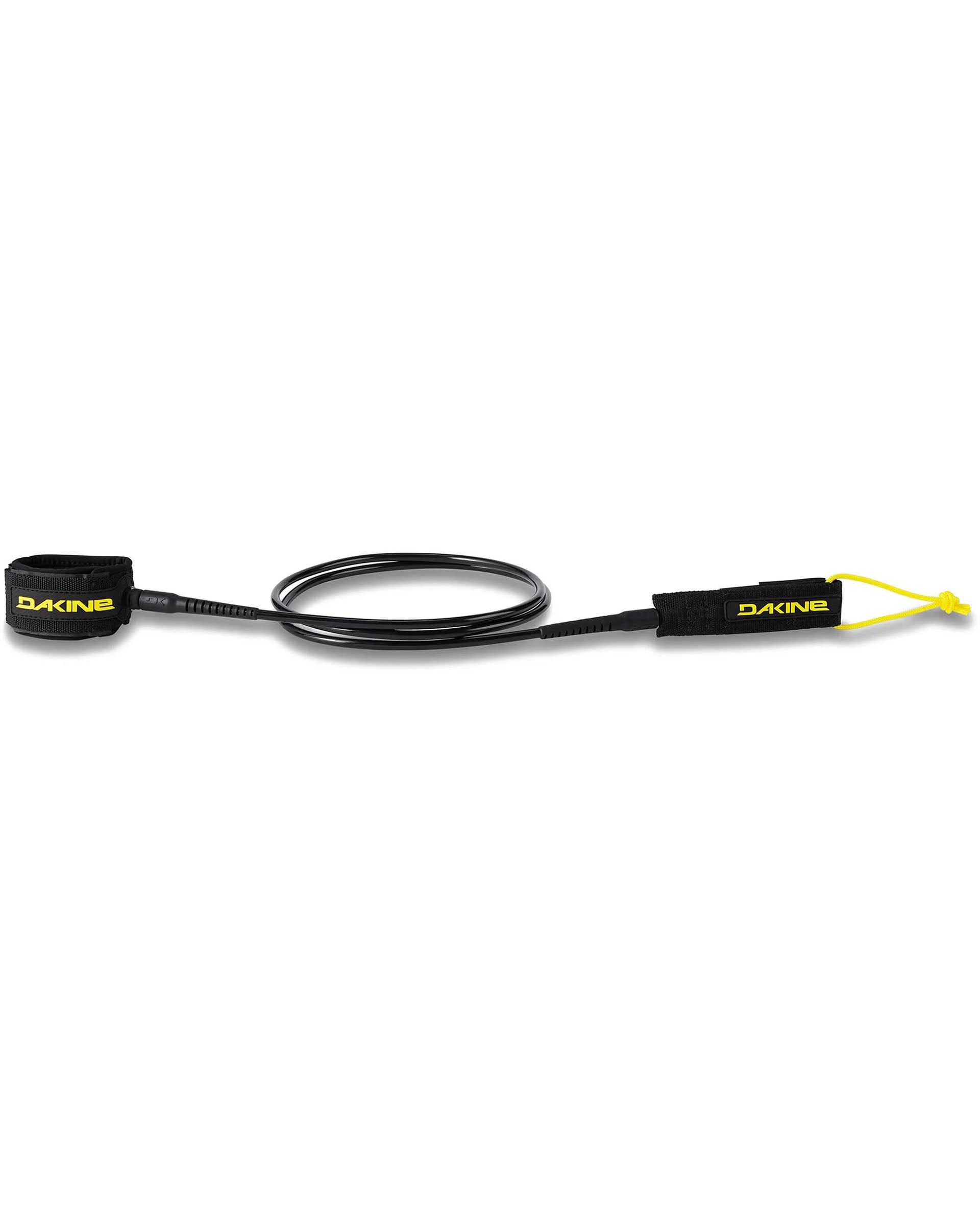 Kainui 9' x 5/16" Surf Leash - Black/Yellow