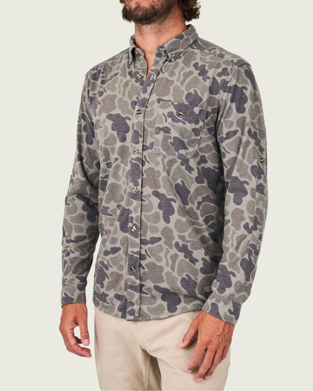 Lobeco L/S Shirt - Dark Green Mallard Camo