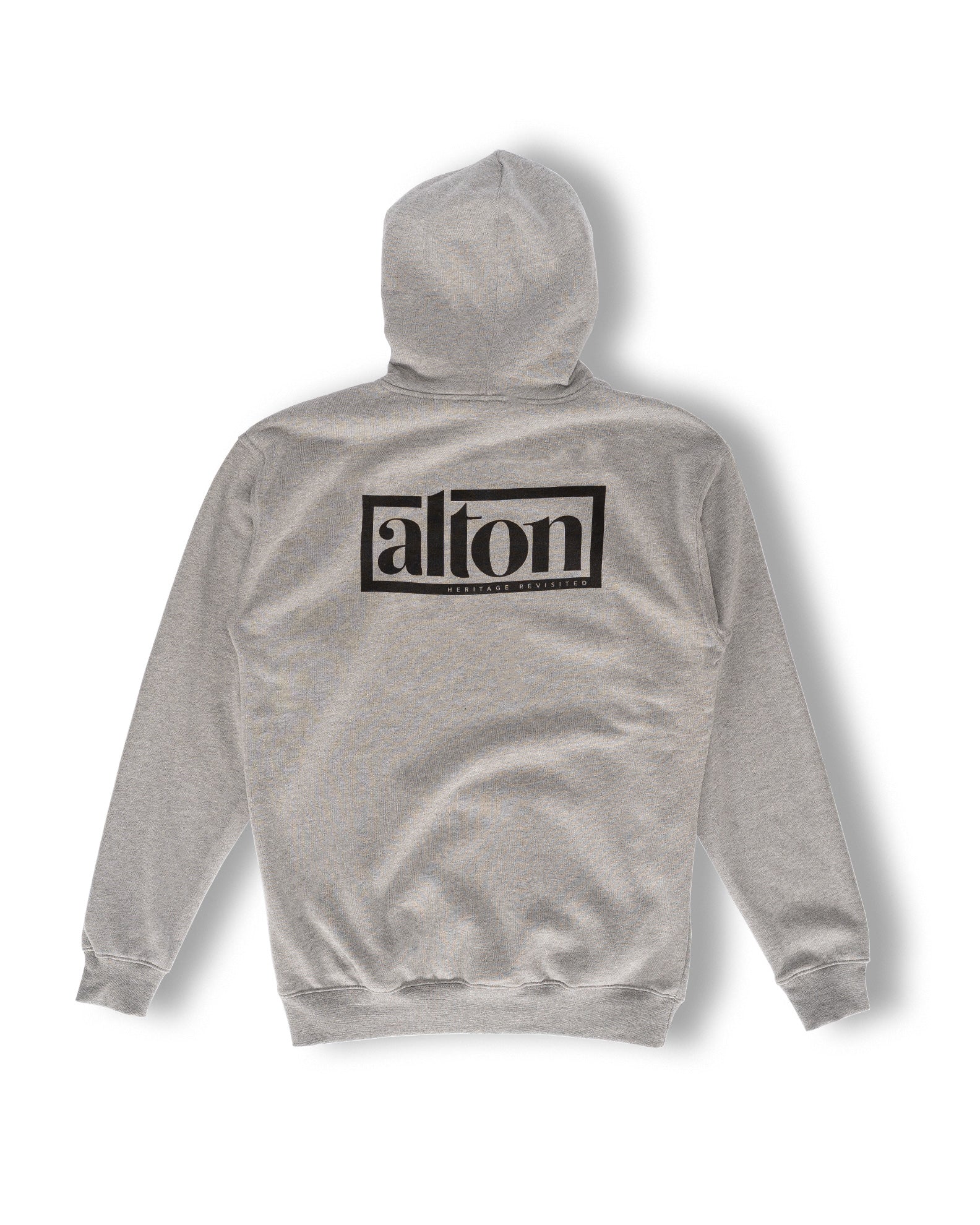 Alton Logo Box Pullover Hoodie - Heather Gray - $48.00 at Jack's Surfboards