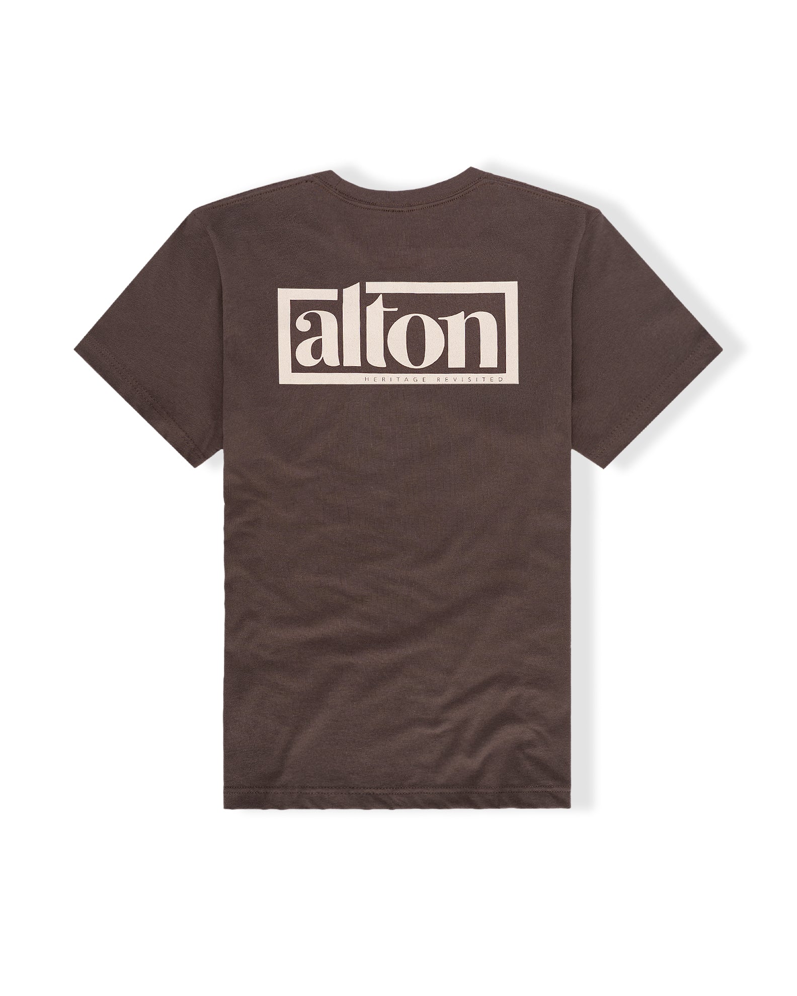 Logo Box S/S Tee - Brown