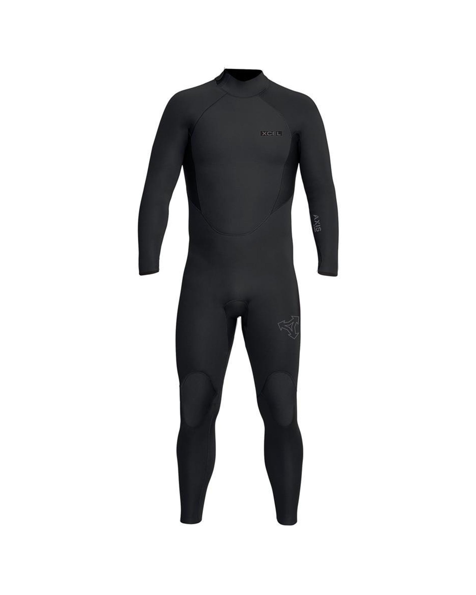 Men's Axis Back Zip Full Wetsuit 4/3mm - Black