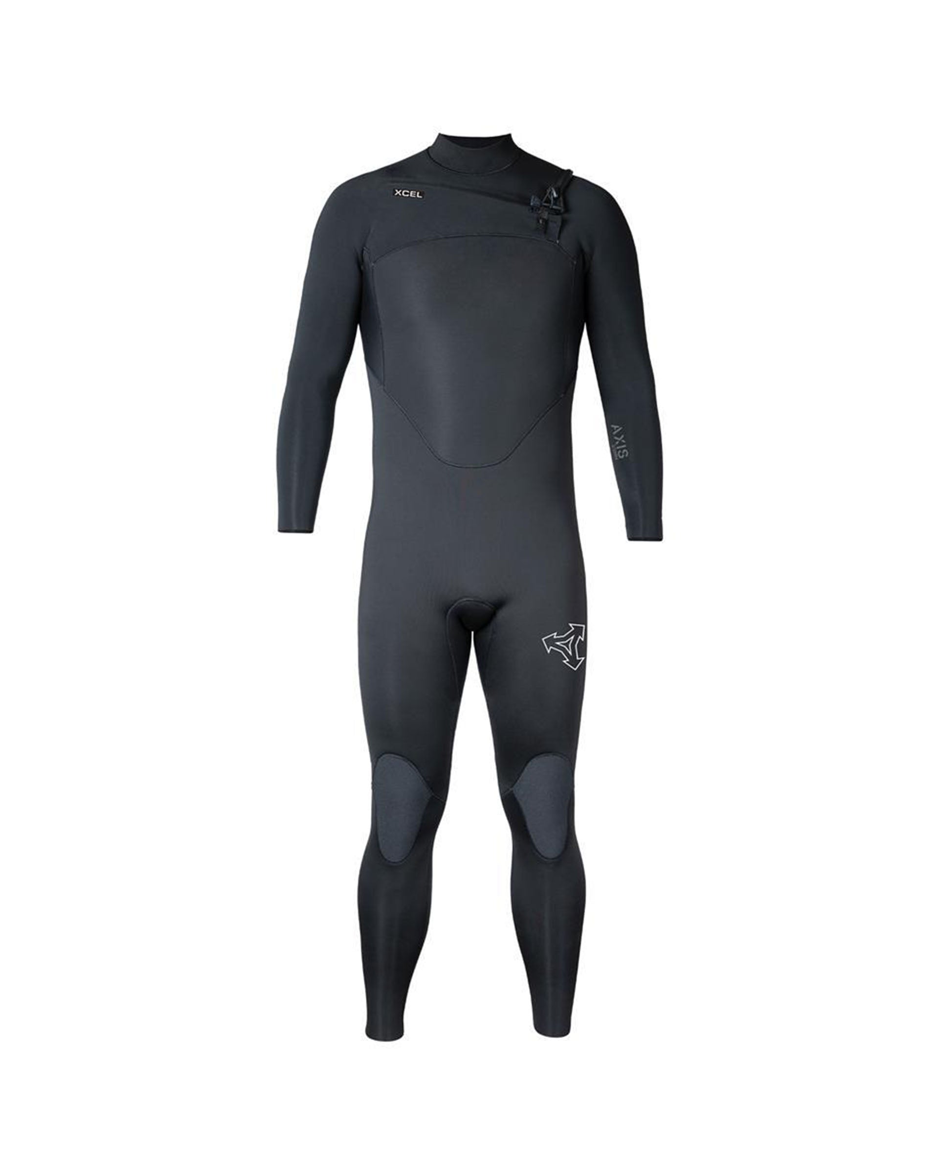 Men's Axis Chest Zip Full Wetsuit 3/2mm - Black