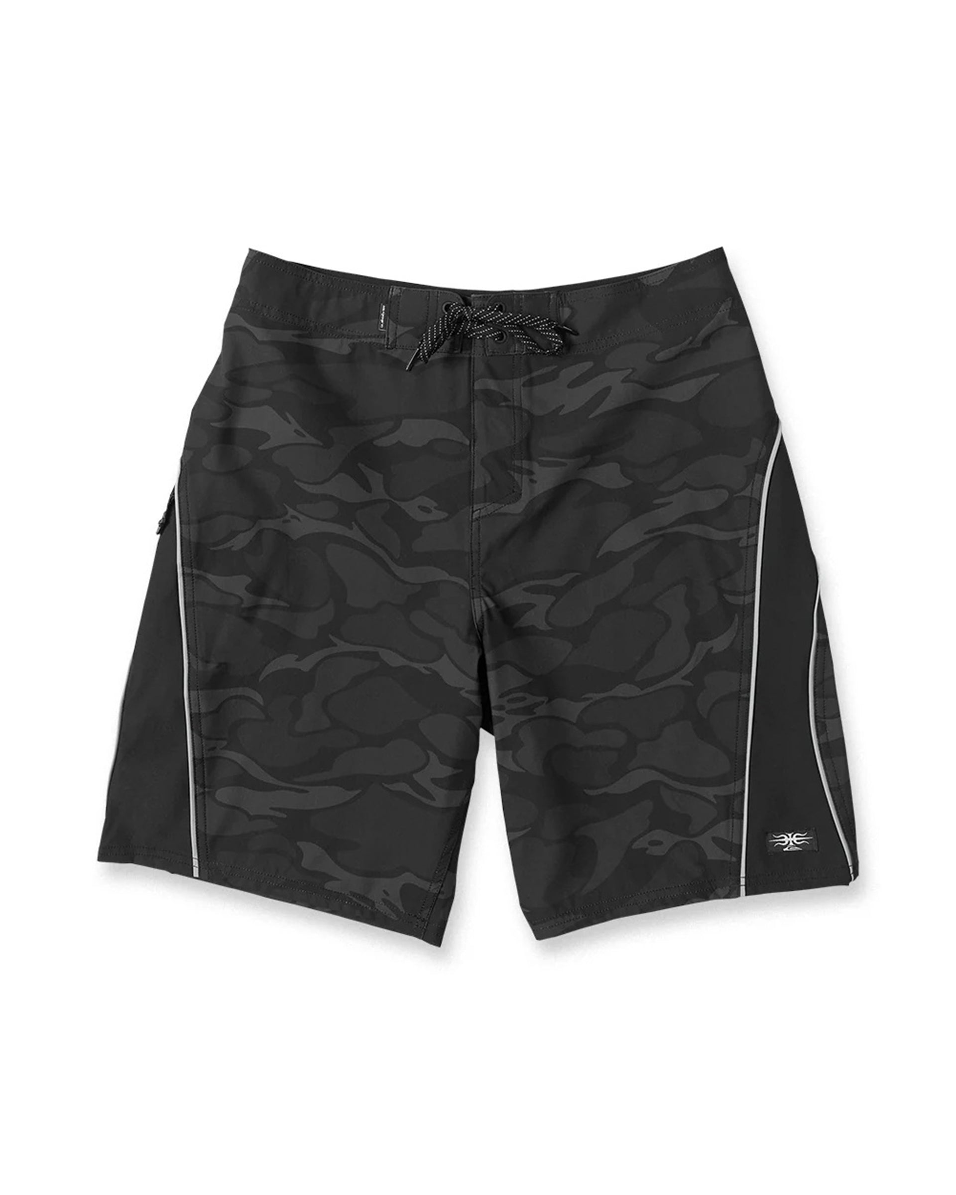 Mercury Gravity Print 21" Boardshorts - Anthracite