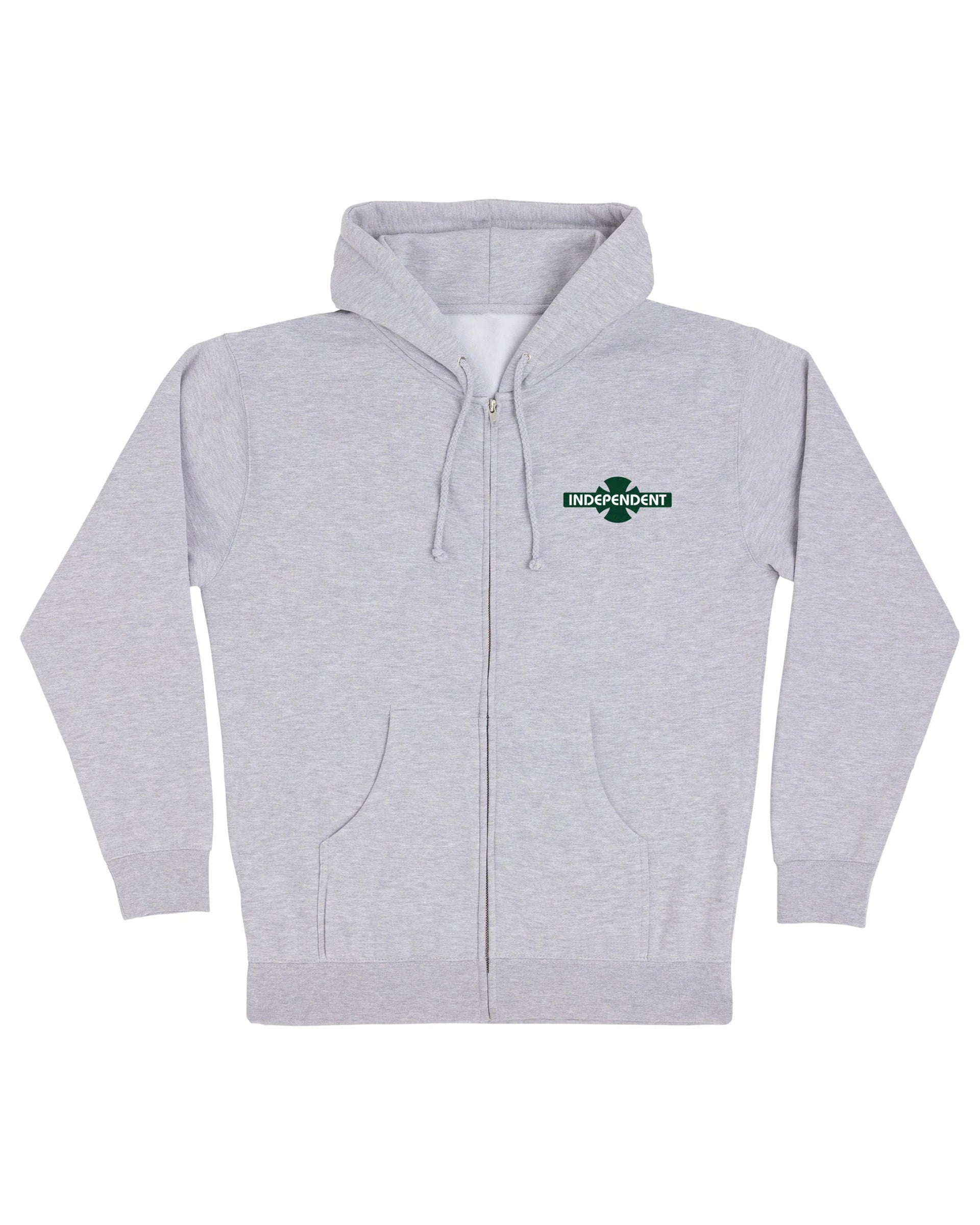 Independent Truck Co. OGBC Legacy Zip Hoodie - Heather Grey - $69.95 at Jack's Surfboards