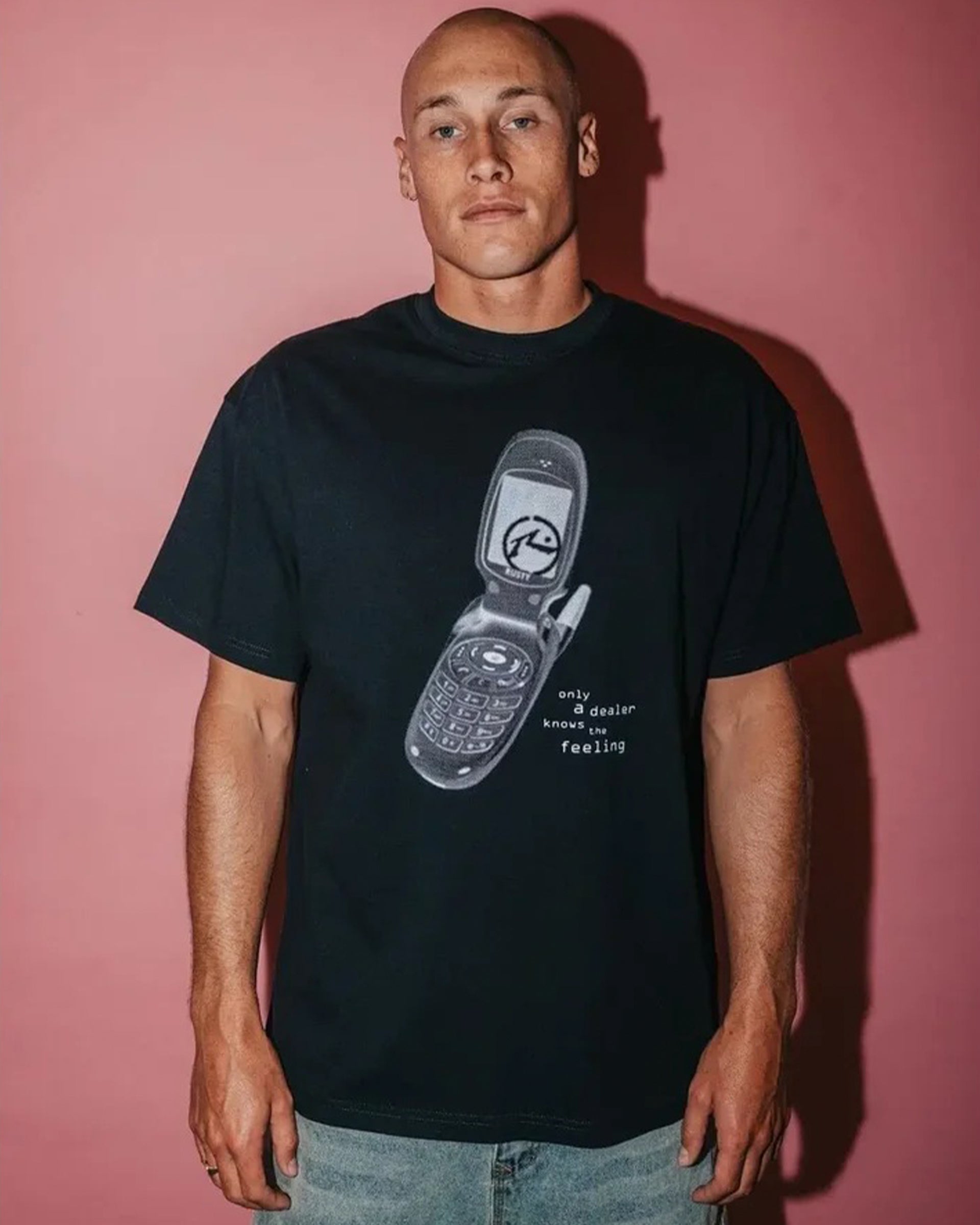 Phone A Friend S/S T-Shirt - Black