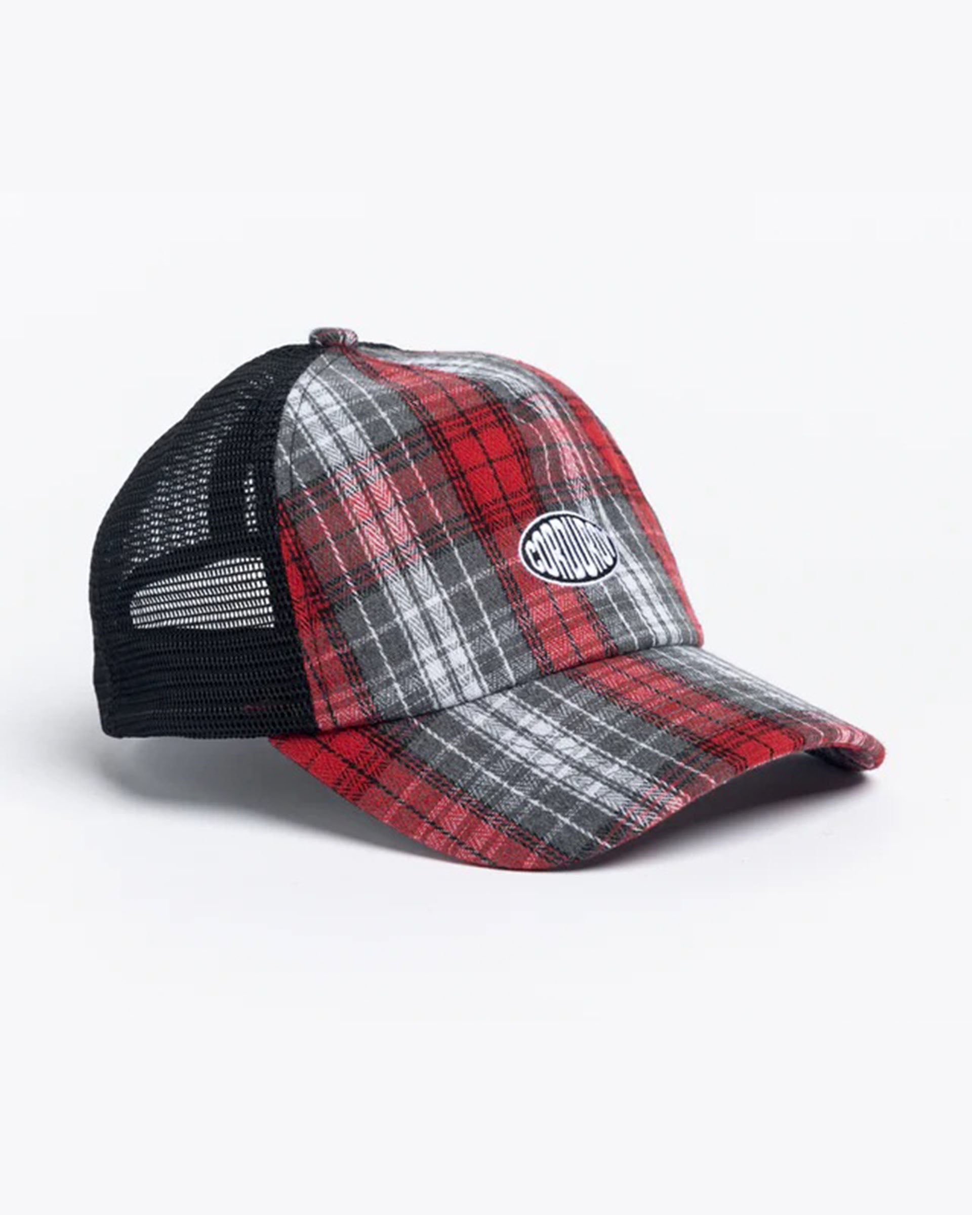 Corduroy Plaid Trucker Hat - Plaid - $32.00 at Jack's Surfboards