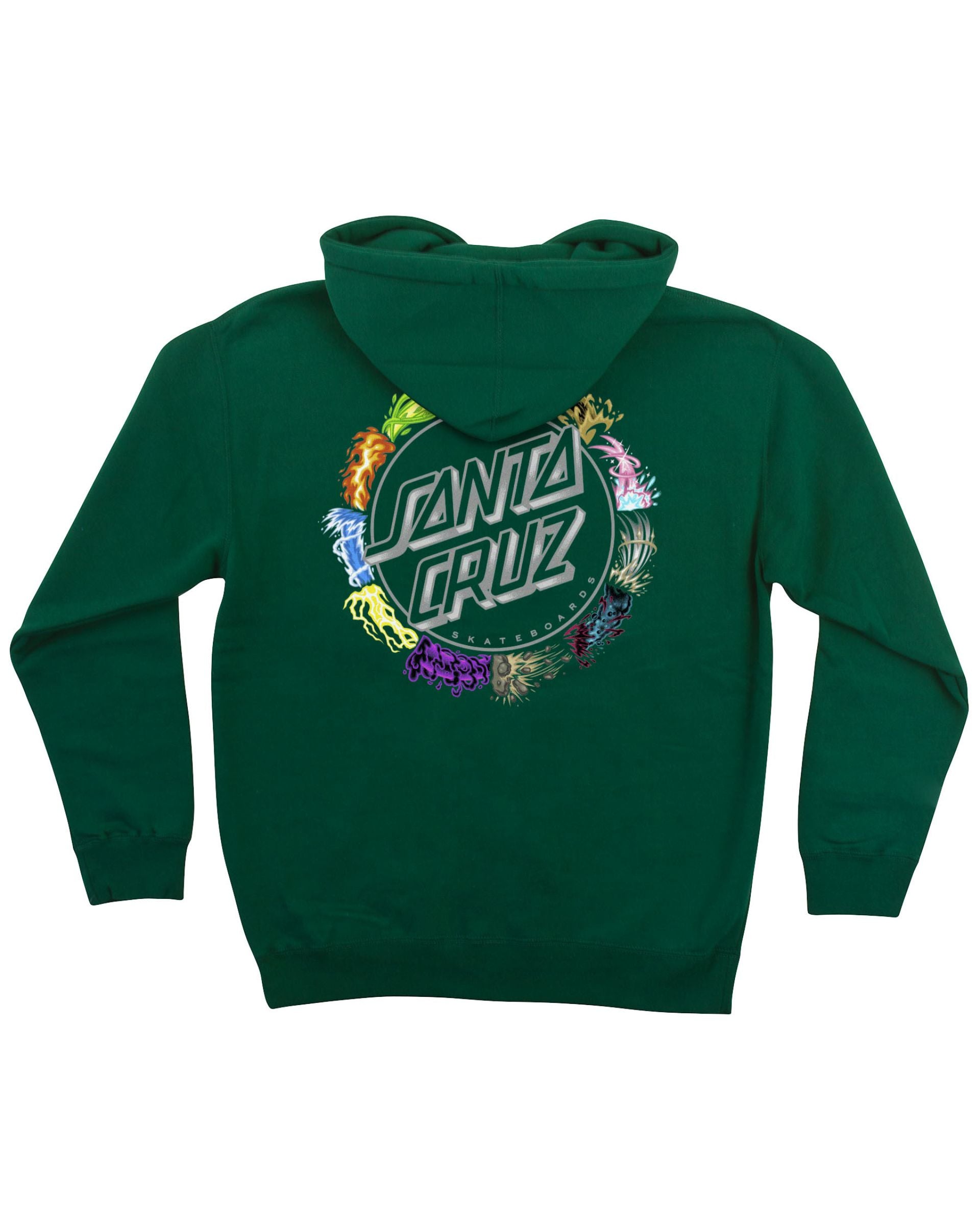 Pokémon Power Dot Pullover Hooded Midweight Sweatshirt - Forest