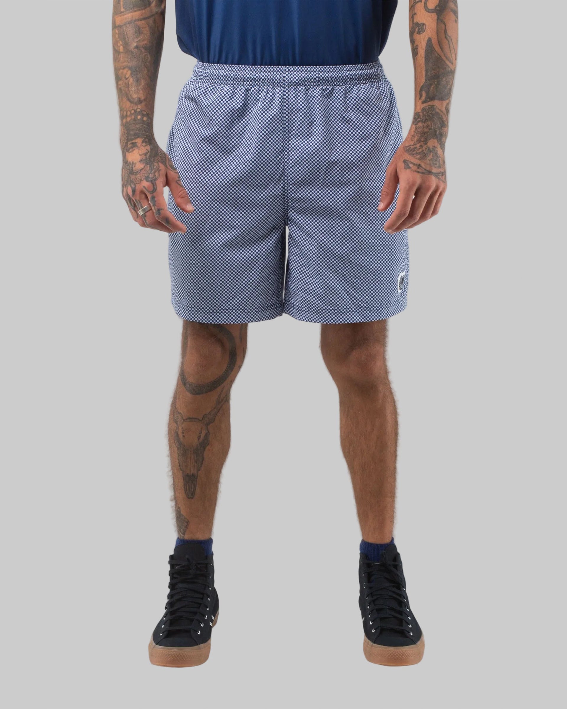 Polka Volley Short - Navy