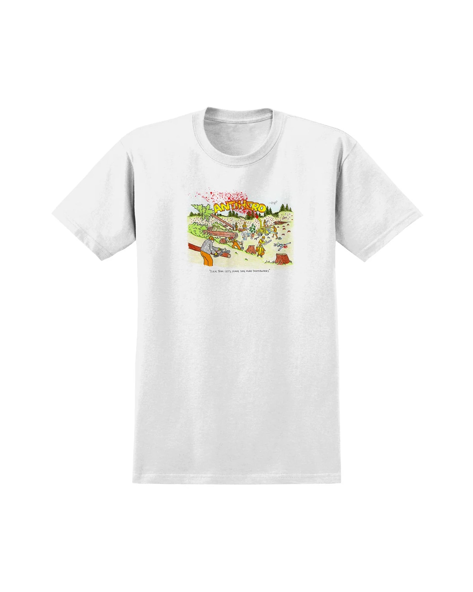 Porous Walker Deforestation S/S T-Shirt - White