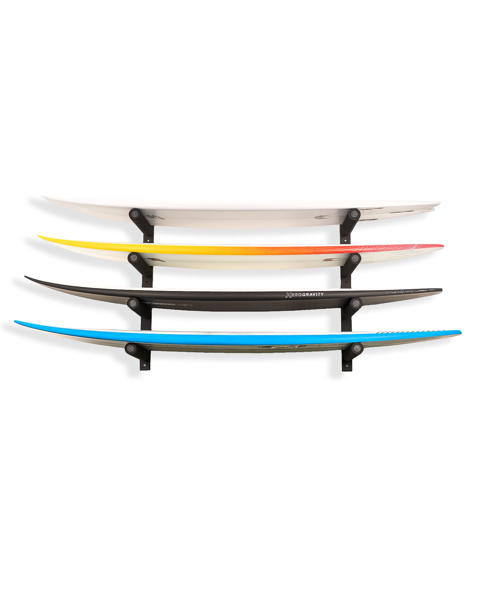 Alton Quadruple Stack Surfboard Wall Rack - $78.99 at Jack's Surfboards