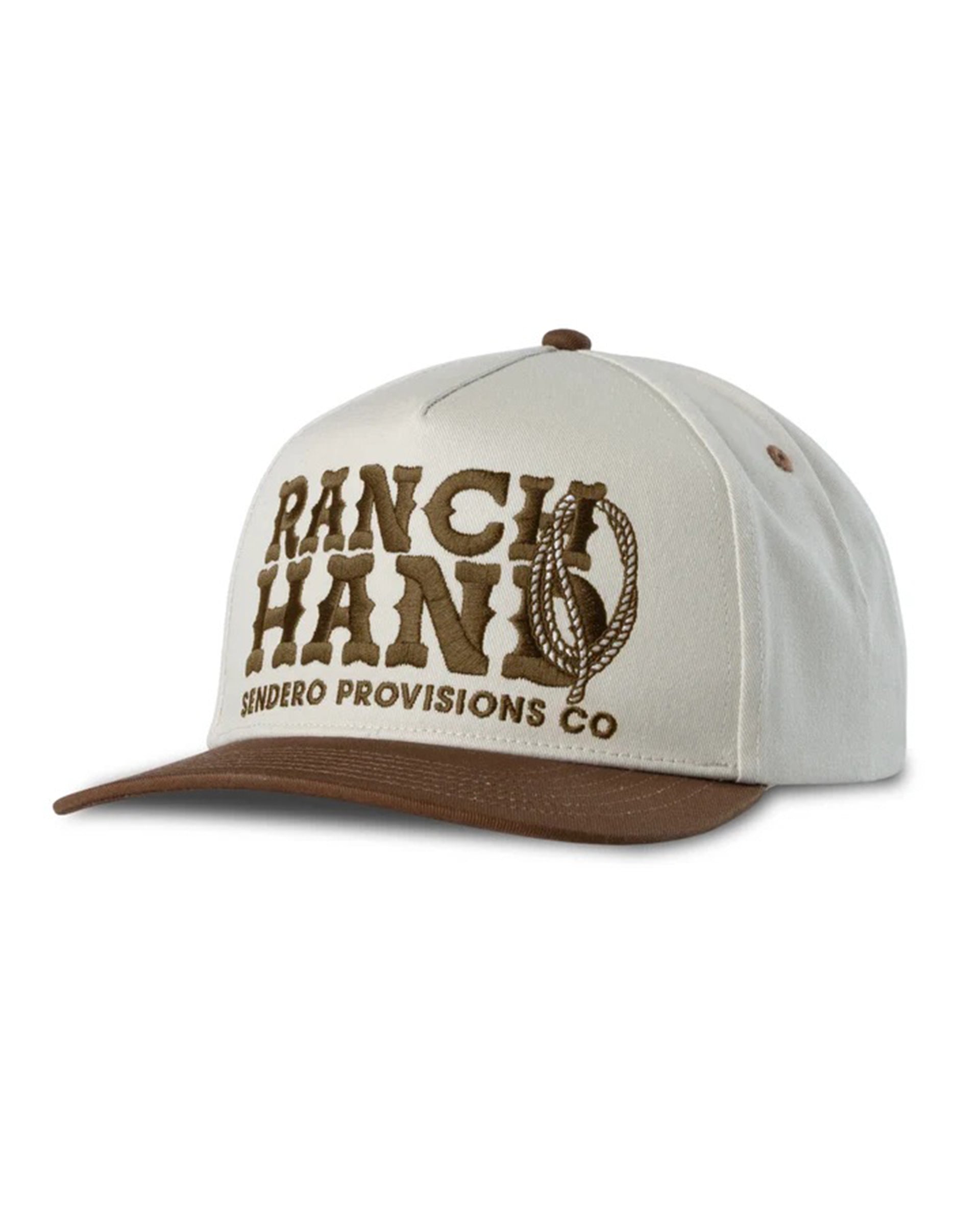 Ranch Hand Hat - Cream/Brown