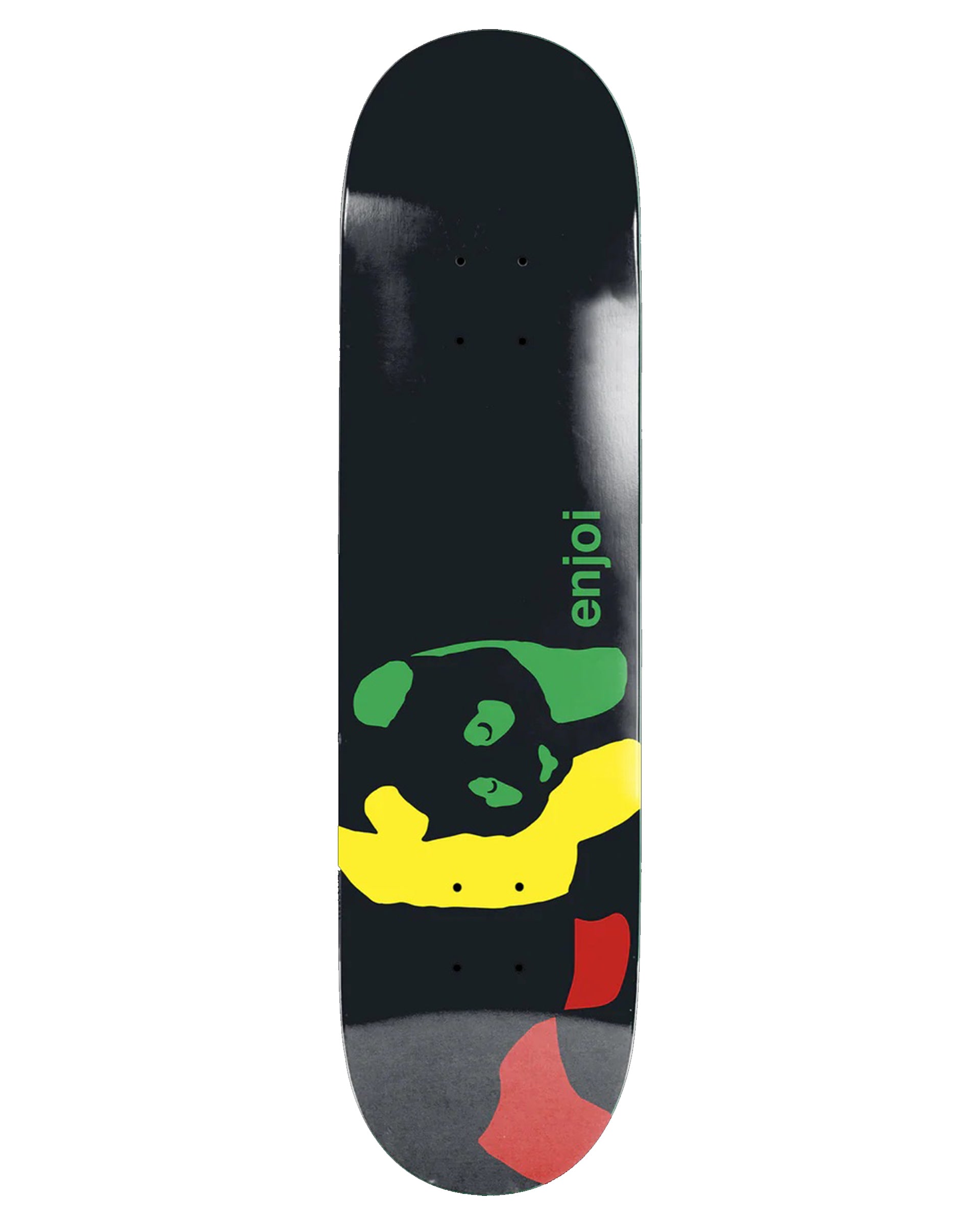 Enjoi Rasta Panda R7 8.5" Deck - $62.50 at Jack's Surfboards