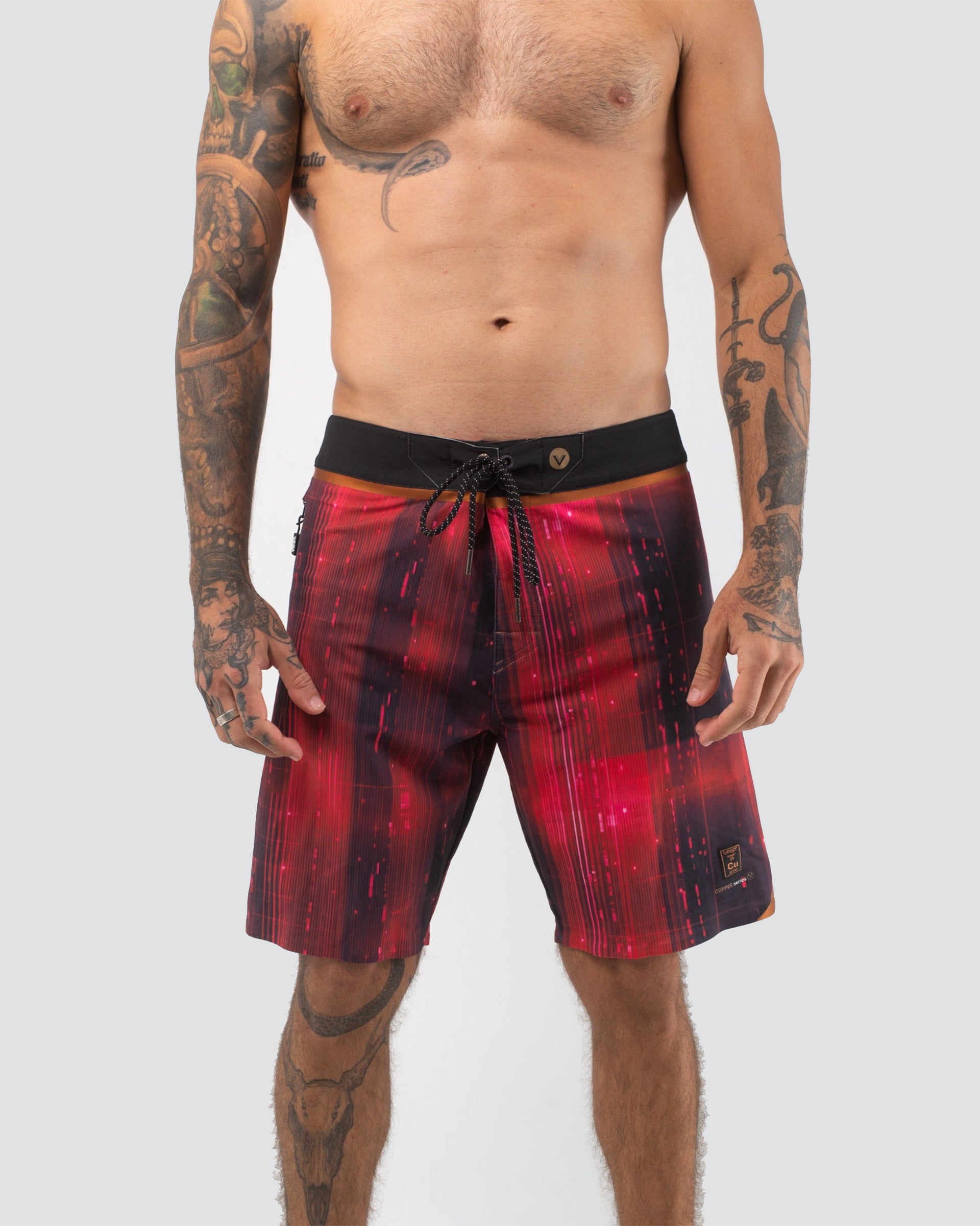 Red Rum Copper Boardshort - Red