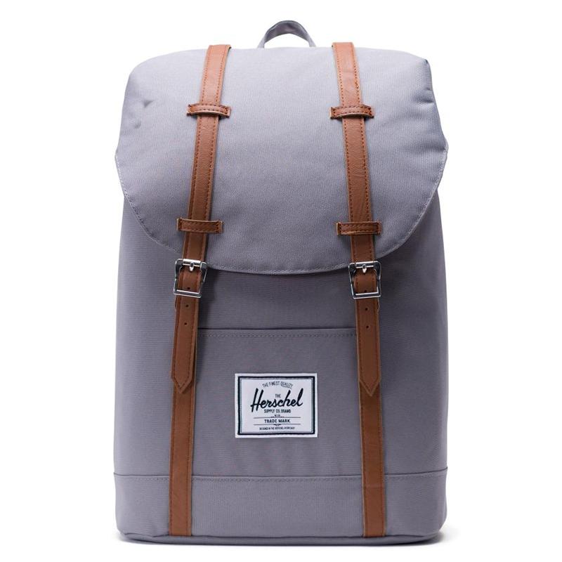 Retreat Backpack - Grey/Tan (Synthetic Leather)