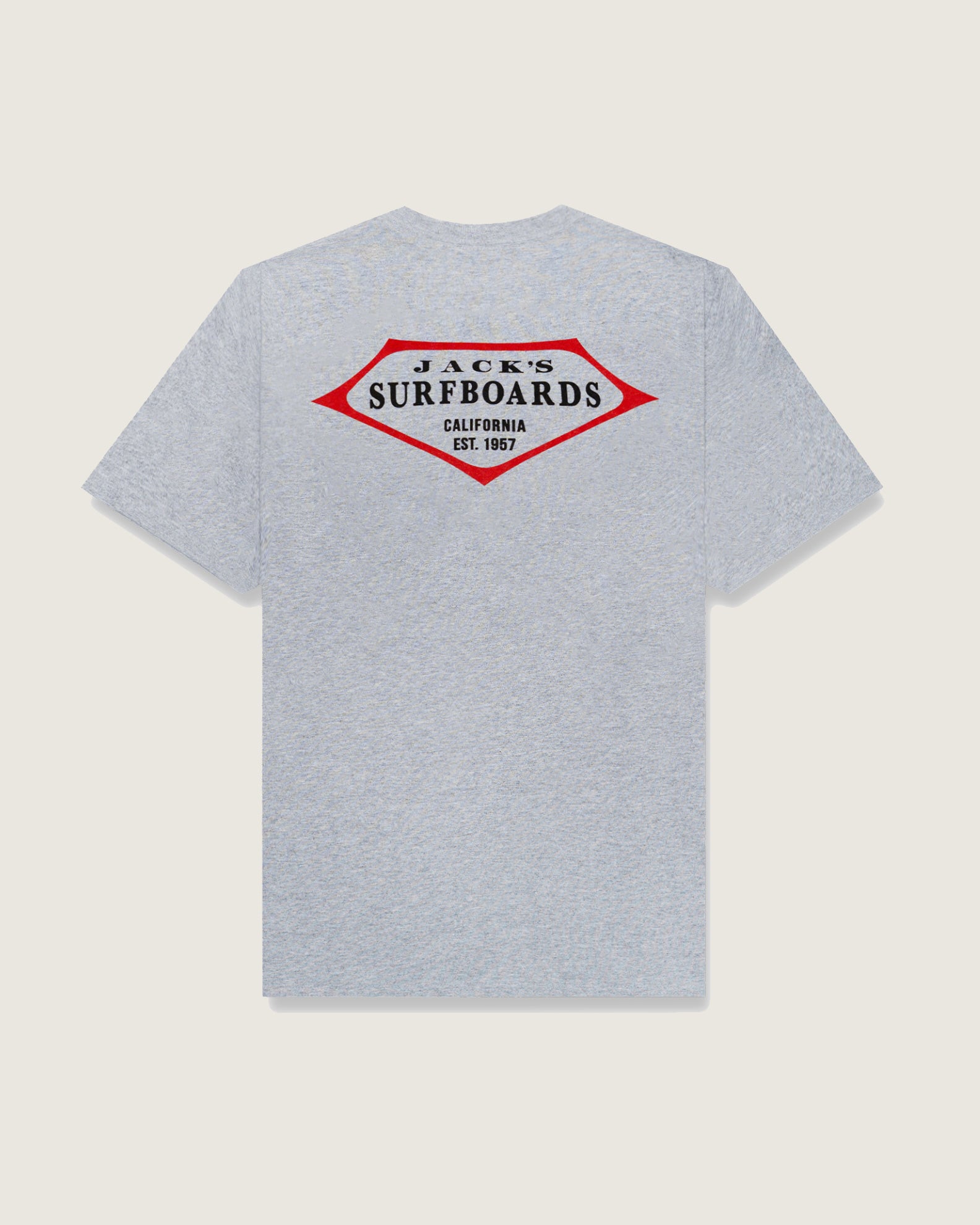 Jack's Surfboards Retro Lam Classic S/S Tee - Athletic Grey - $24.99 at Jack's Surfboards