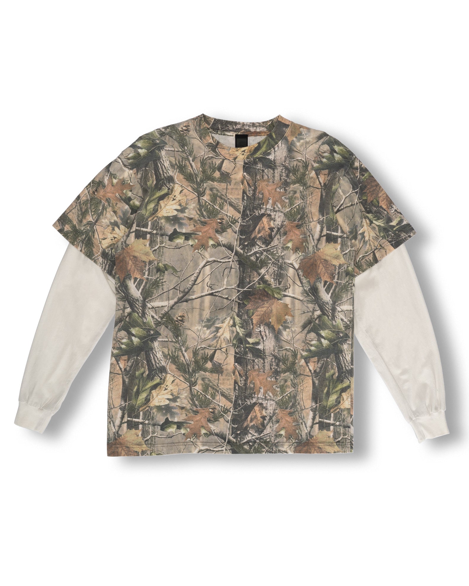 Ridge Walker L/S Tee - Camo/White