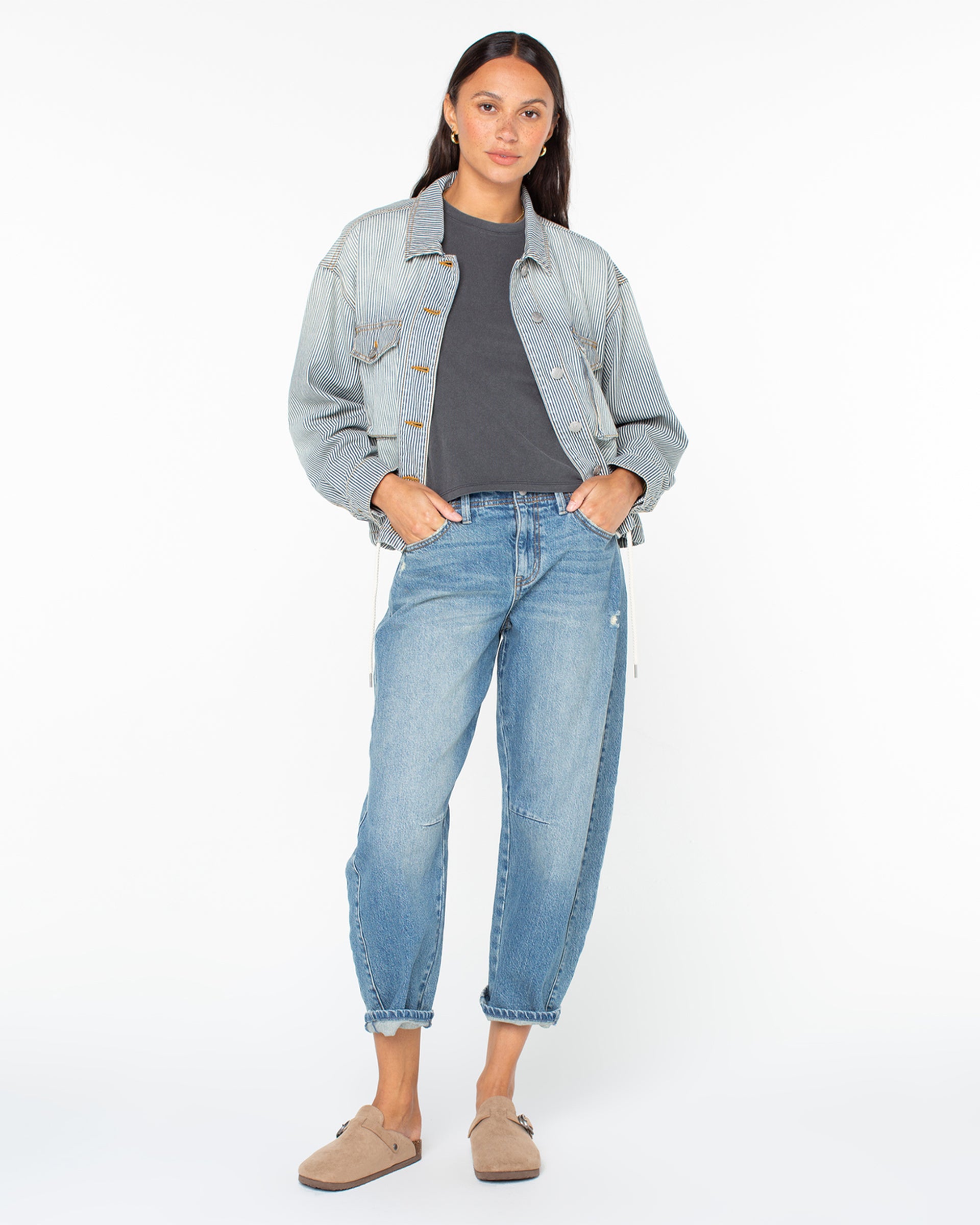 Roxy Ridley Jacket - Yachts Up Solid - $46.80 at Jack's Surfboards