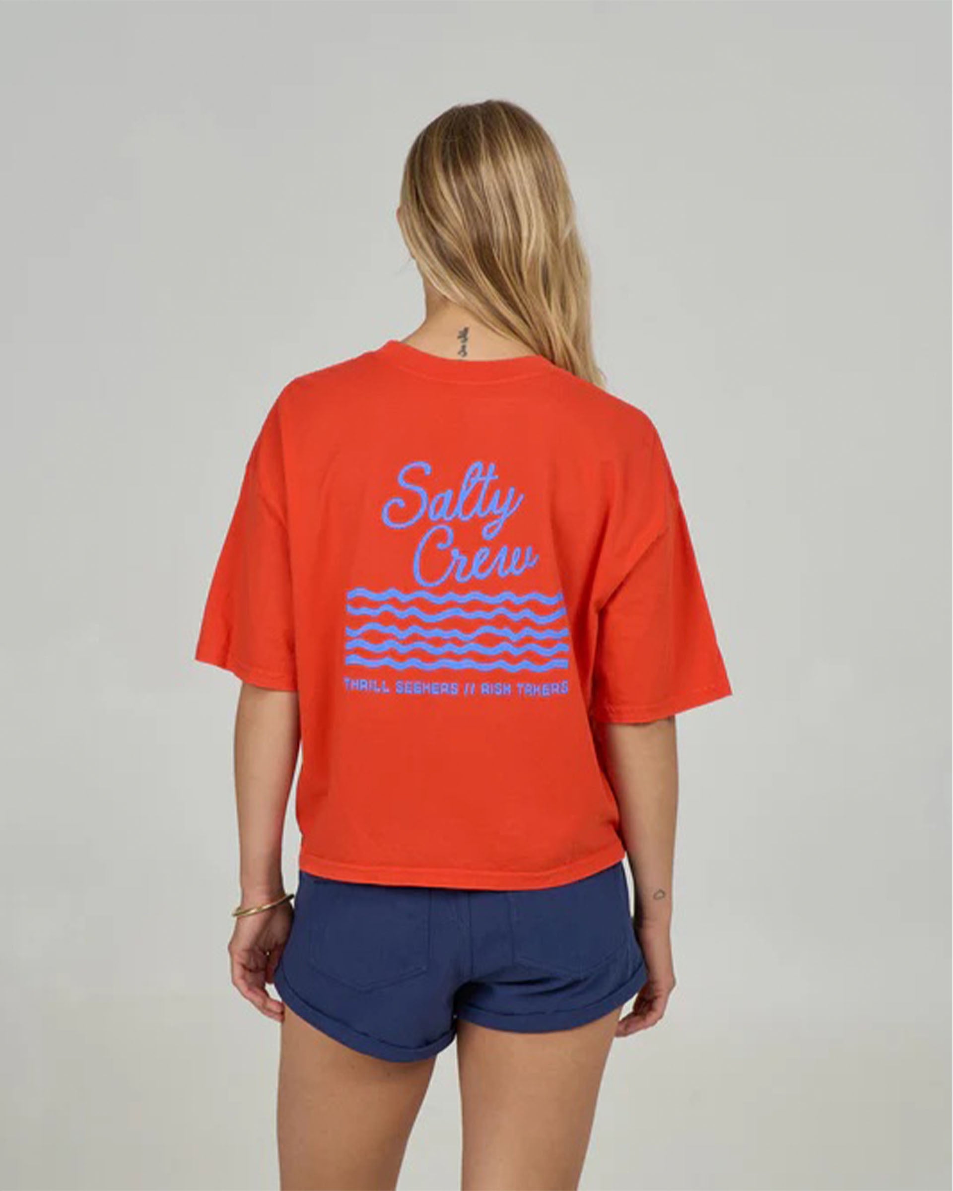 Salty Skimmer S/S Tee - Chili Pepper