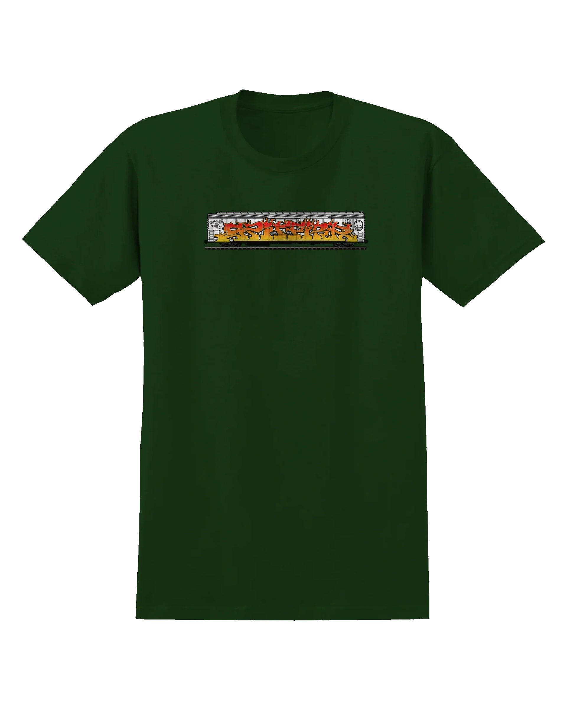 Spitfire Wheels Savie II Trainyard S/S T-Shirt - Forest - $34.00 at Jack's Surfboards