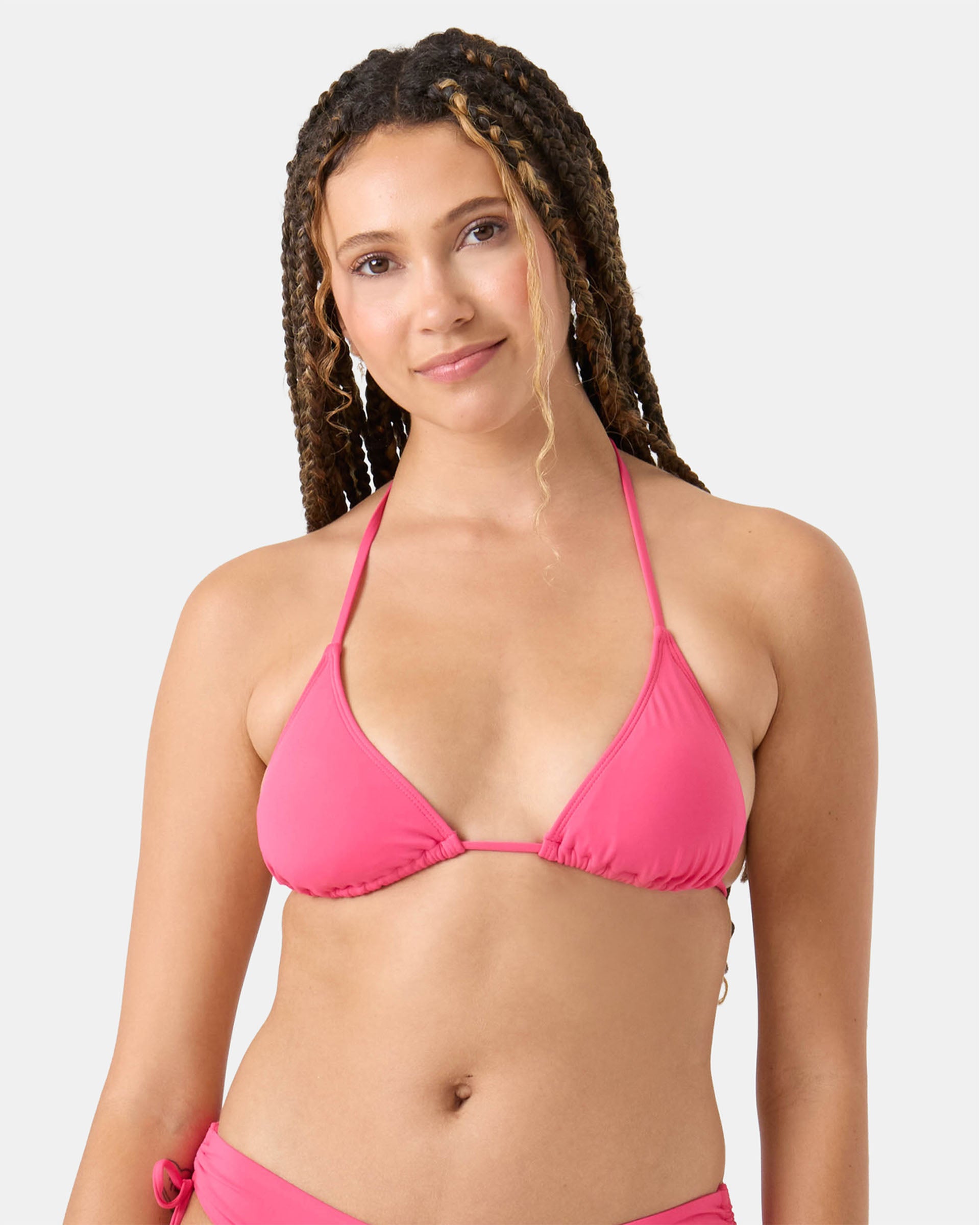 SD Beach Classics Mod Tiki Tri Top - Pink