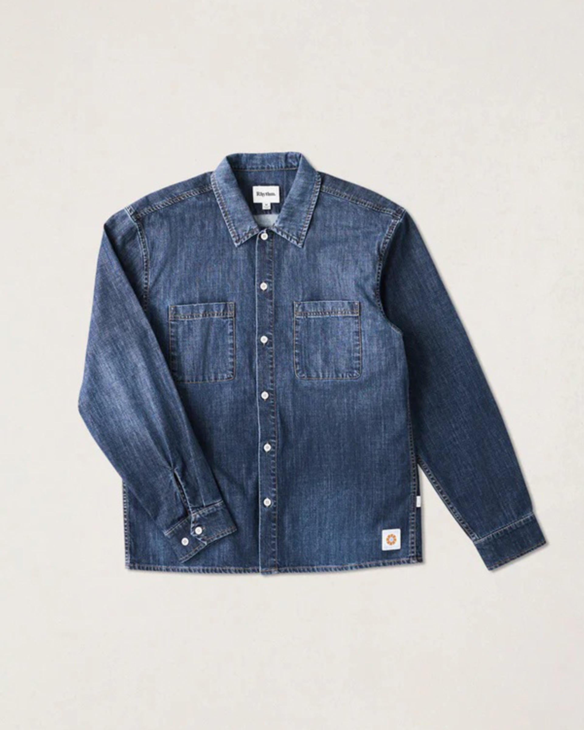 Serge Denim Overshirt - Washed Indigo