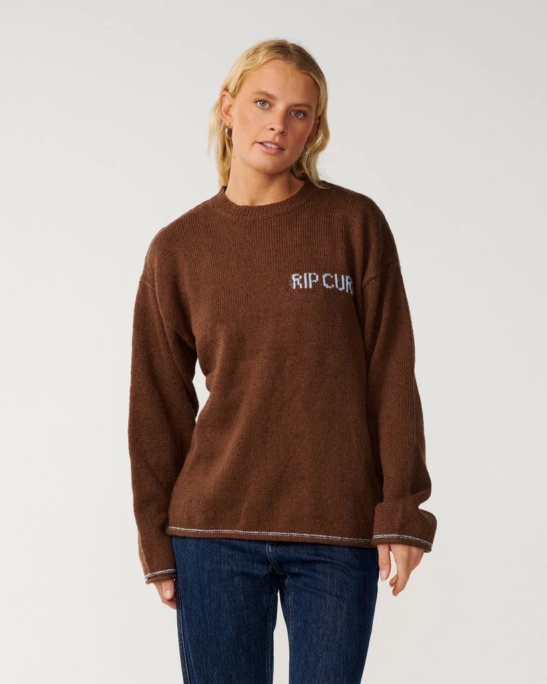 Rip Curl Women's Stephanie Gilmore Sparrow Knit - Chocolate - $79.95 at Jack's Surfboards