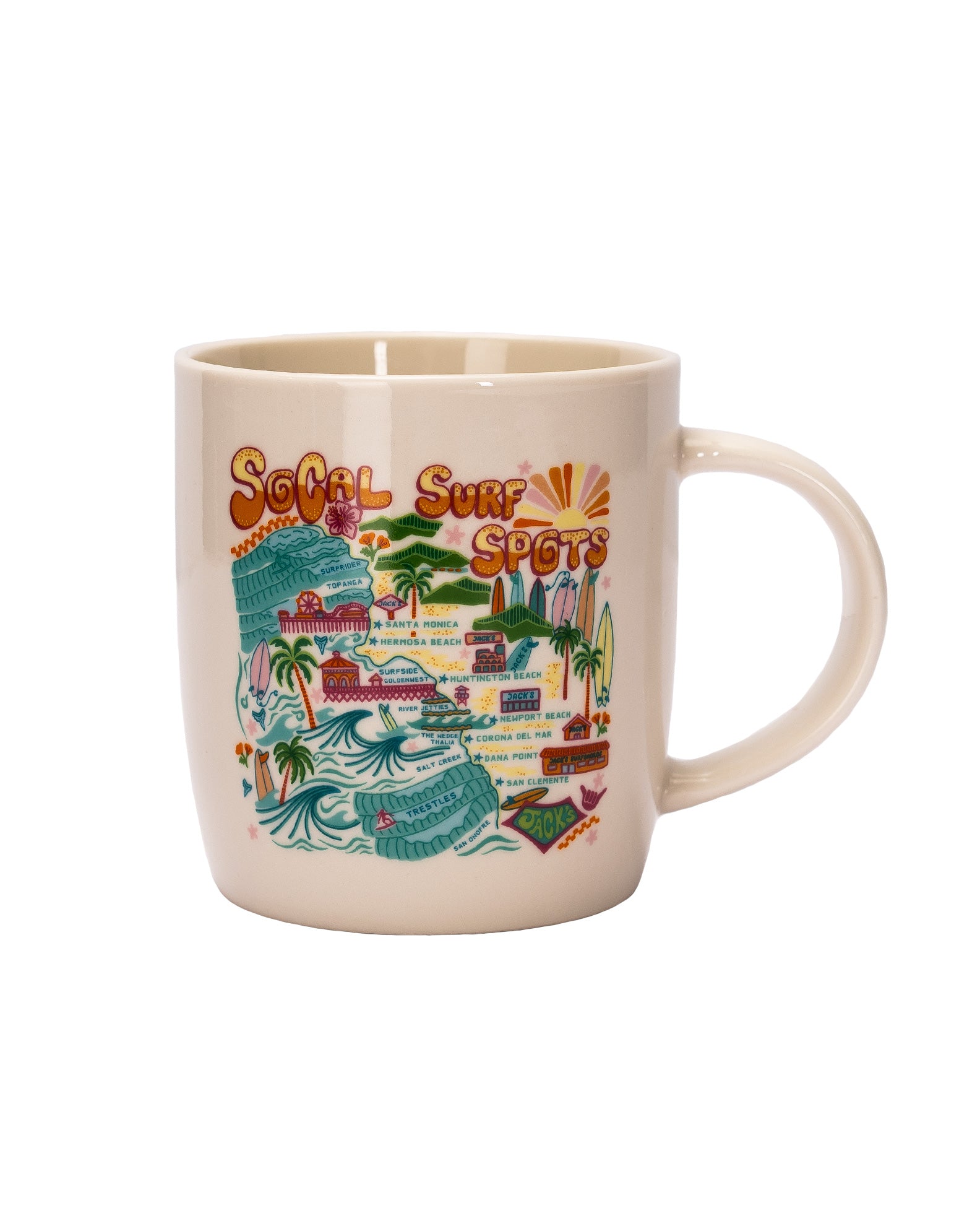 Socal Surf Spots Mug