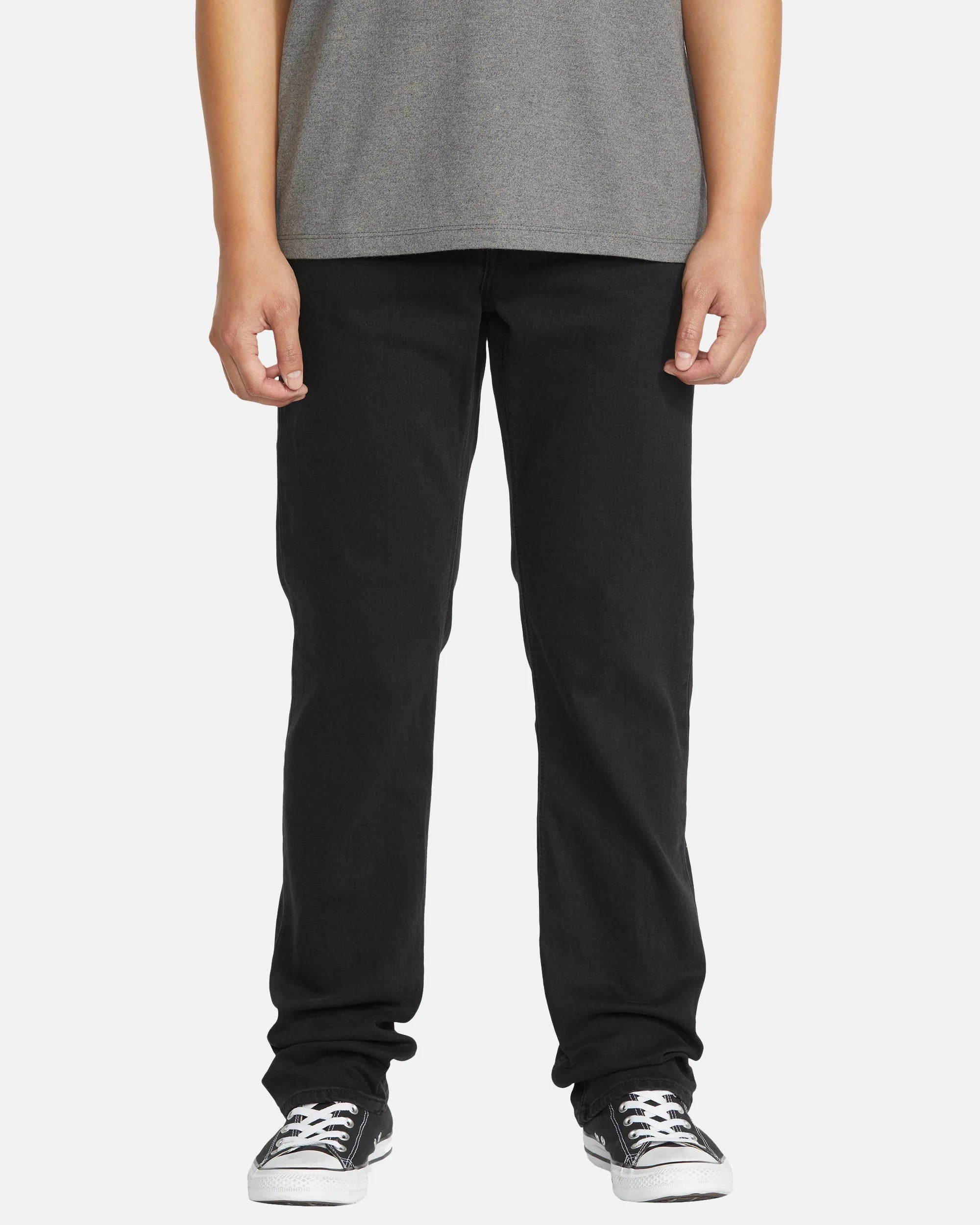 Volcom Solver Denim Pants - Black Out - $70.00 at Jack's Surfboards
