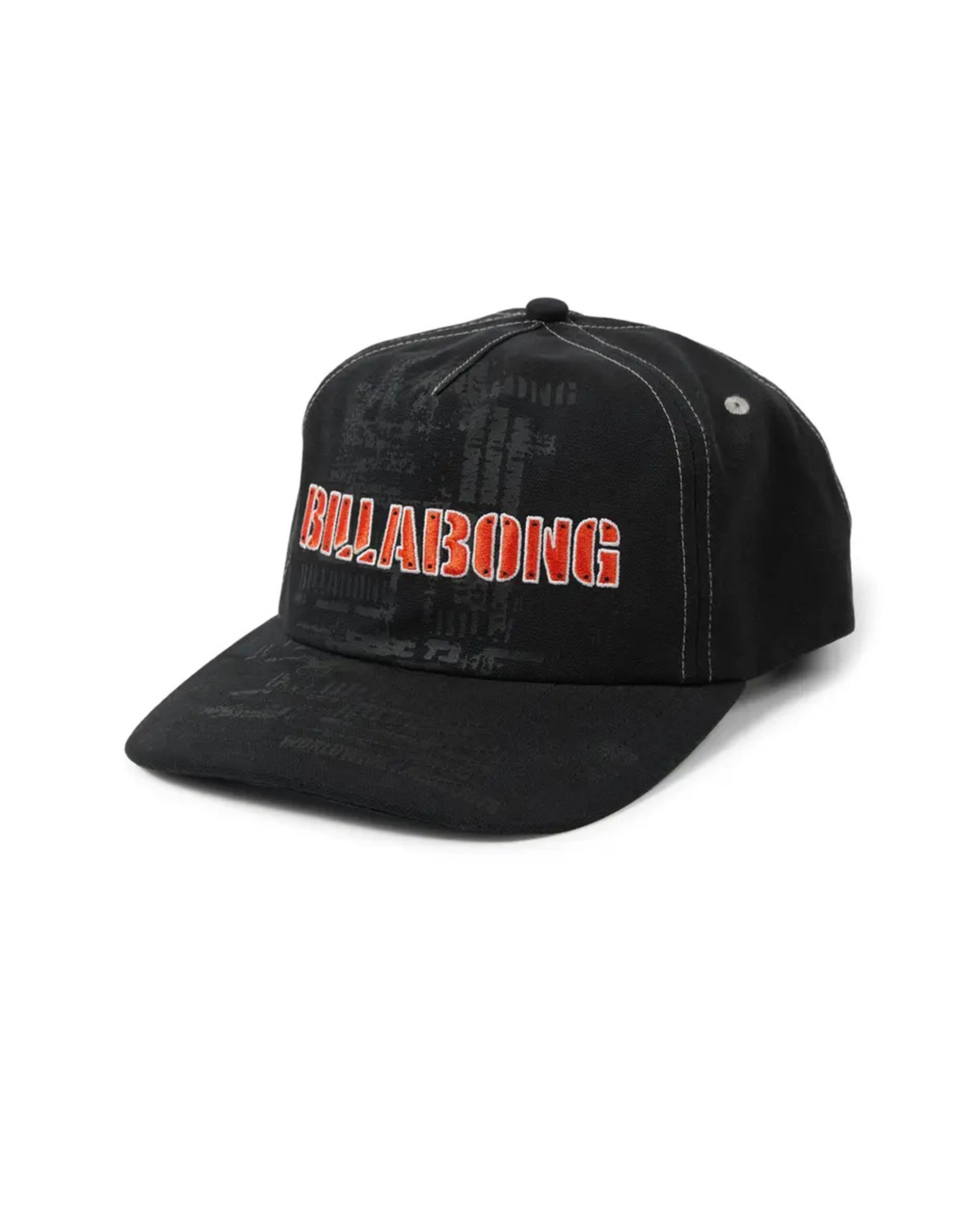 Spec 73 Bolted Strapback Hat - Washed Black