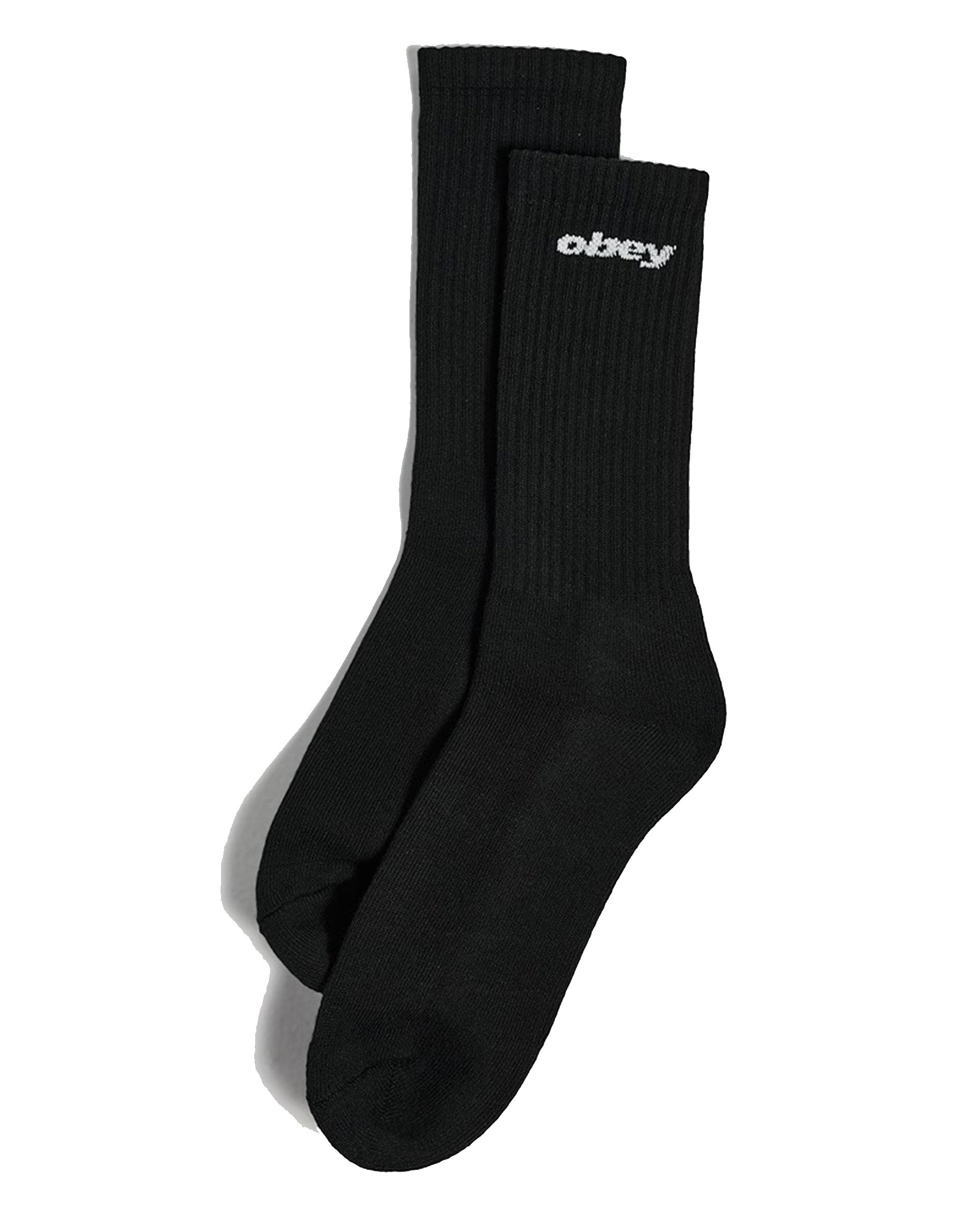 Sports Logo Socks - Black