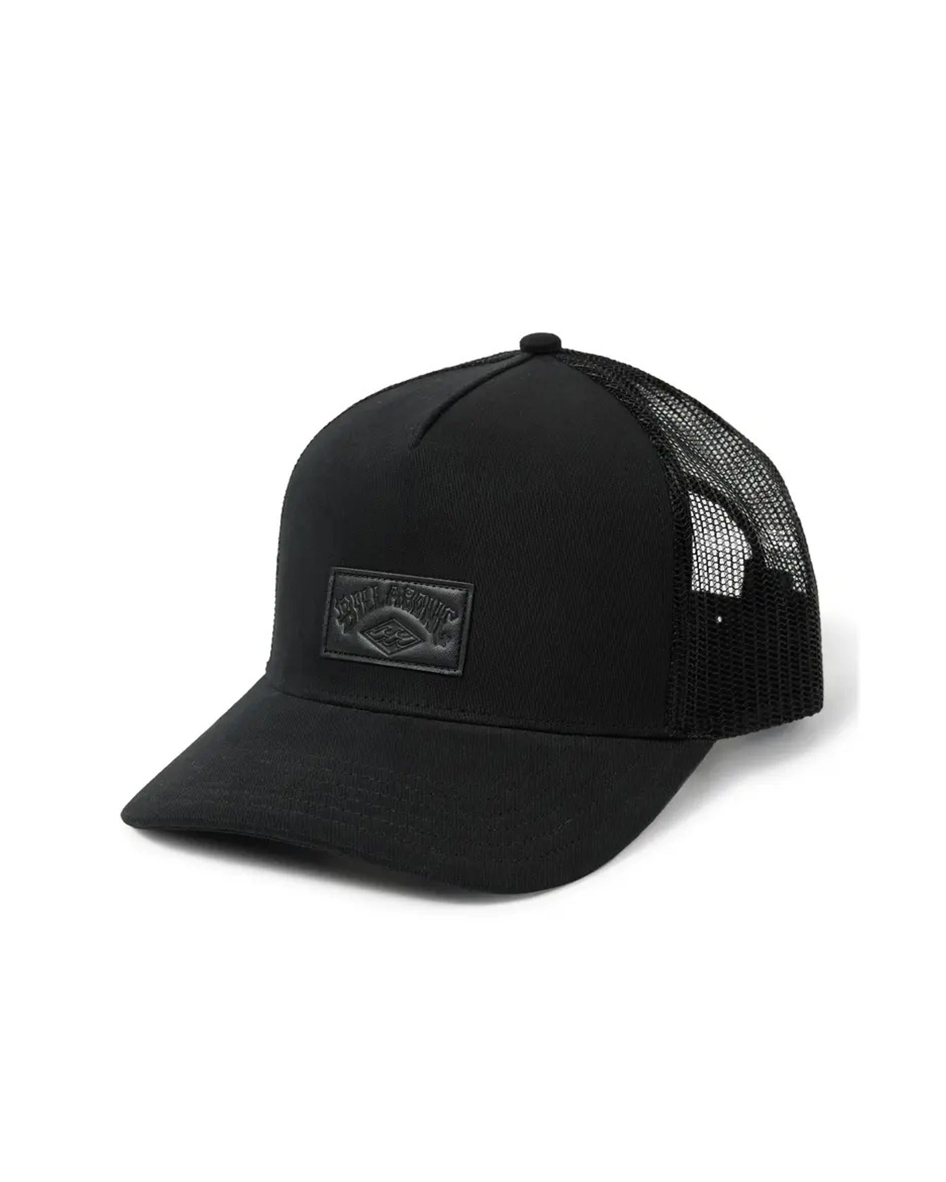 Stacked Trucker Hat - Jet Black