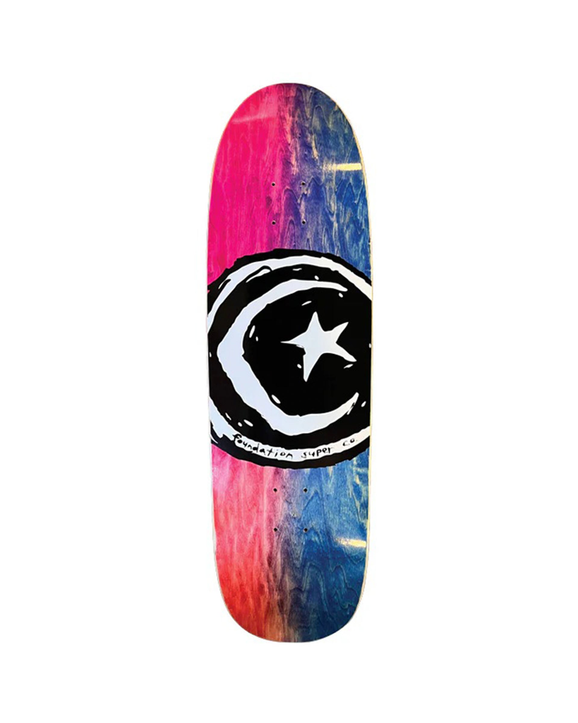 Foundation Skateboards Star & Moon Dyed Shape 9" Deck - $68.00 at Jack's Surfboards