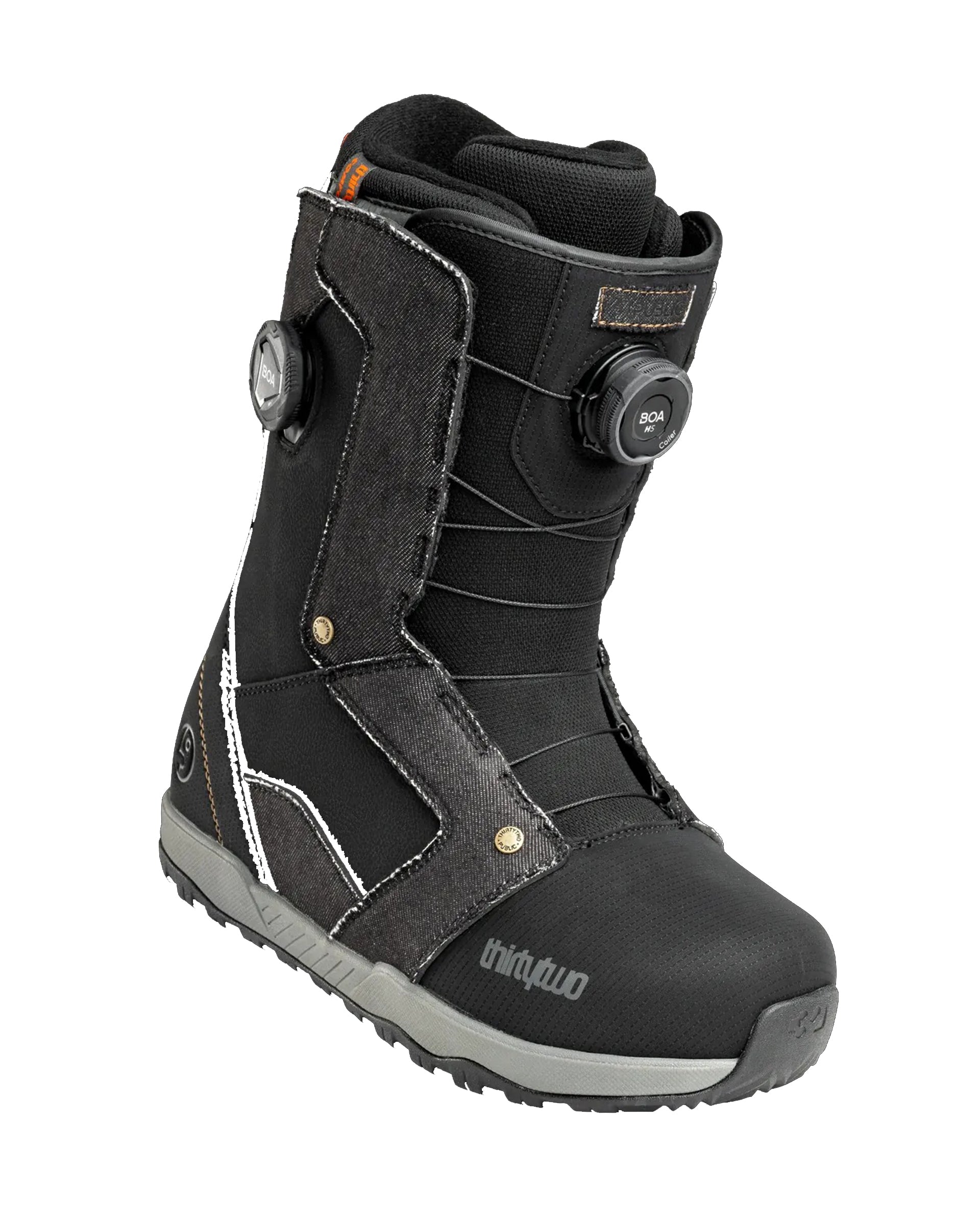 ThirtyTwo Stw Db Public Snowboard Boots - Black Denim - $329.95 at Jack's Surfboards