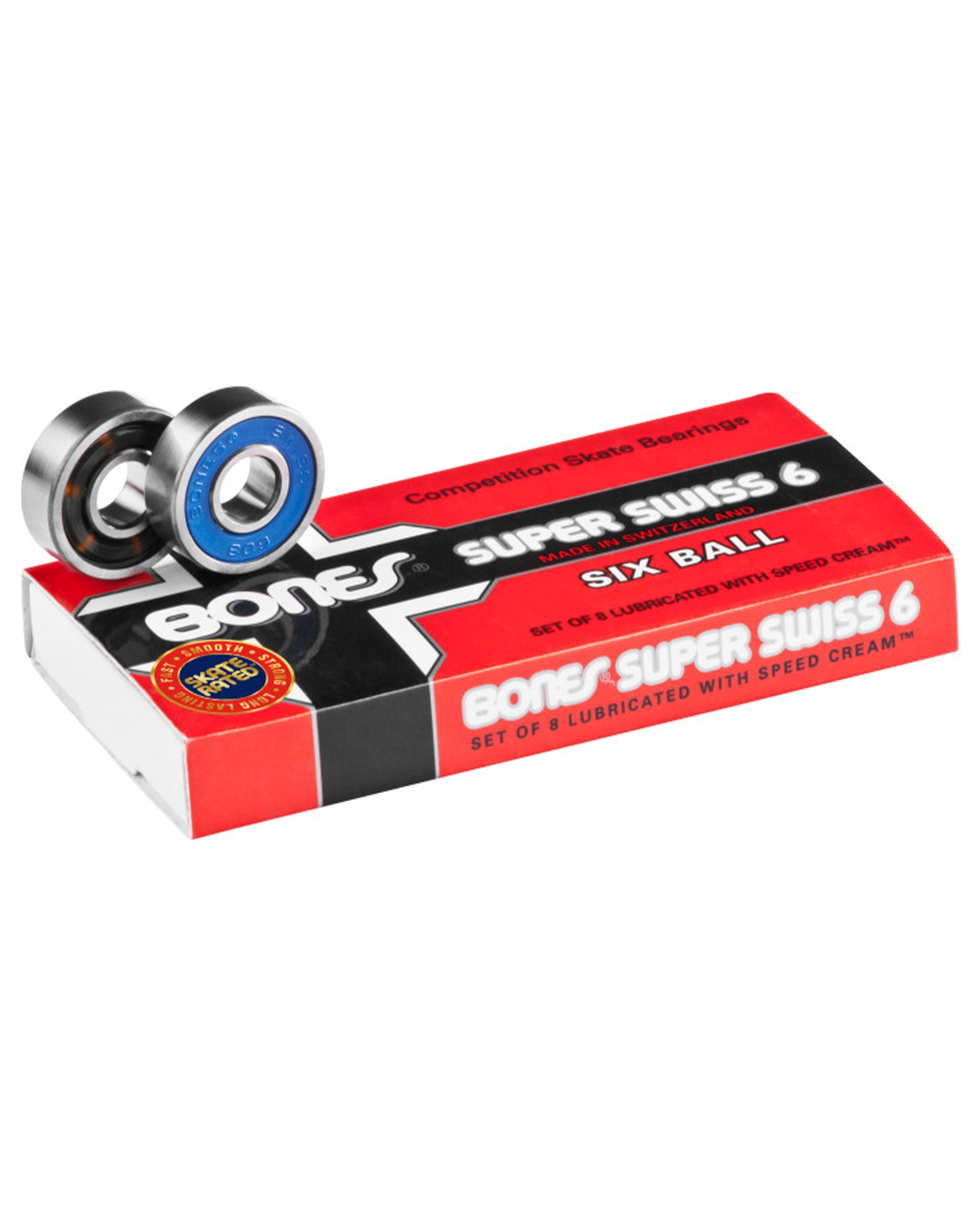 Bones Super Swiss 6 Bearings - $62.95 at Jack's Surfboards