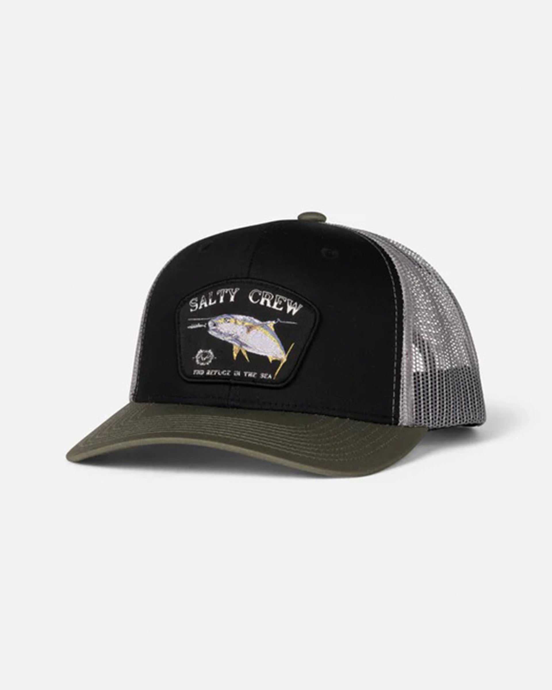 Surface Retro Trucker Hat - Black/Olive
