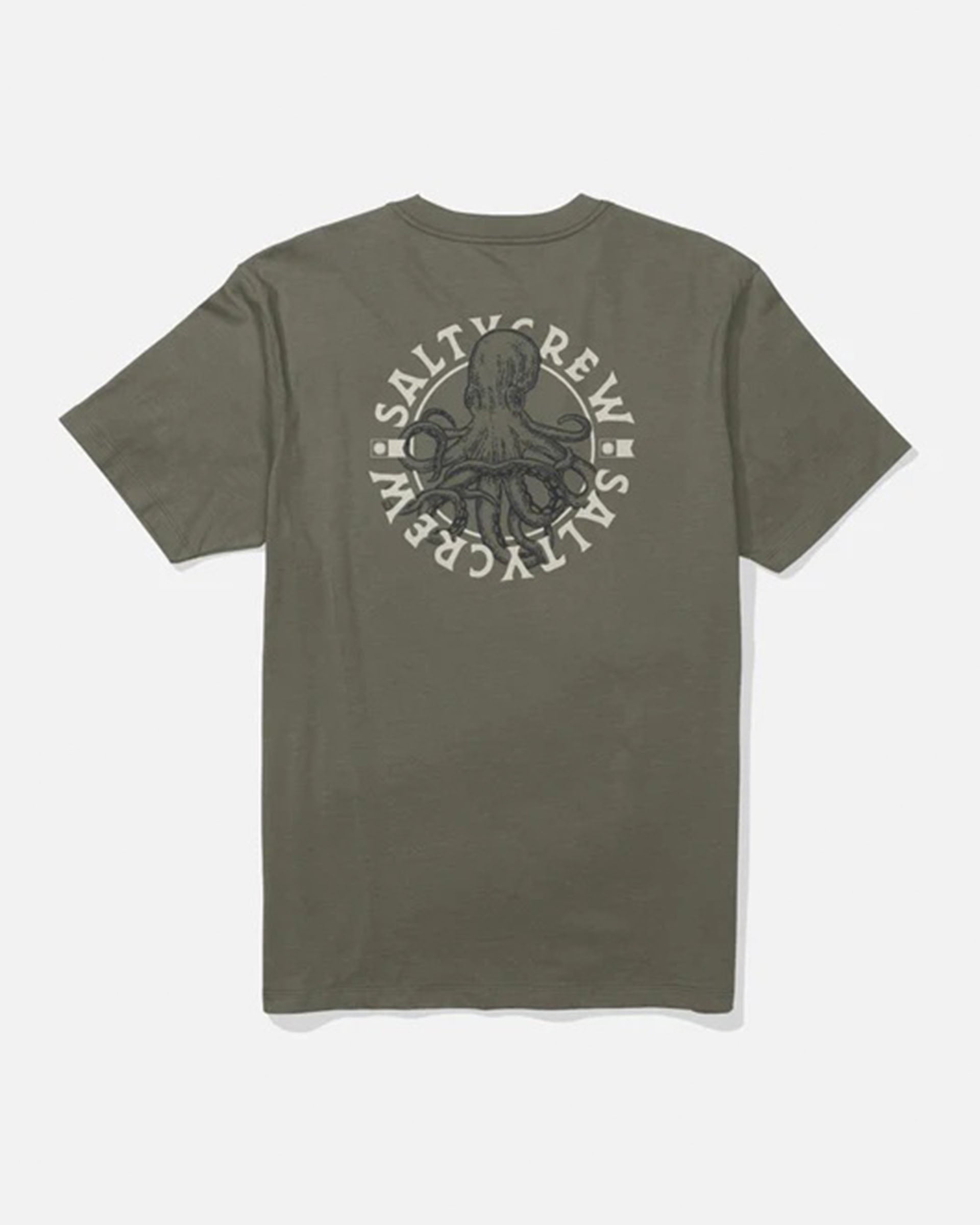 Tentacles S/S T-Shirt - Dusty Olive