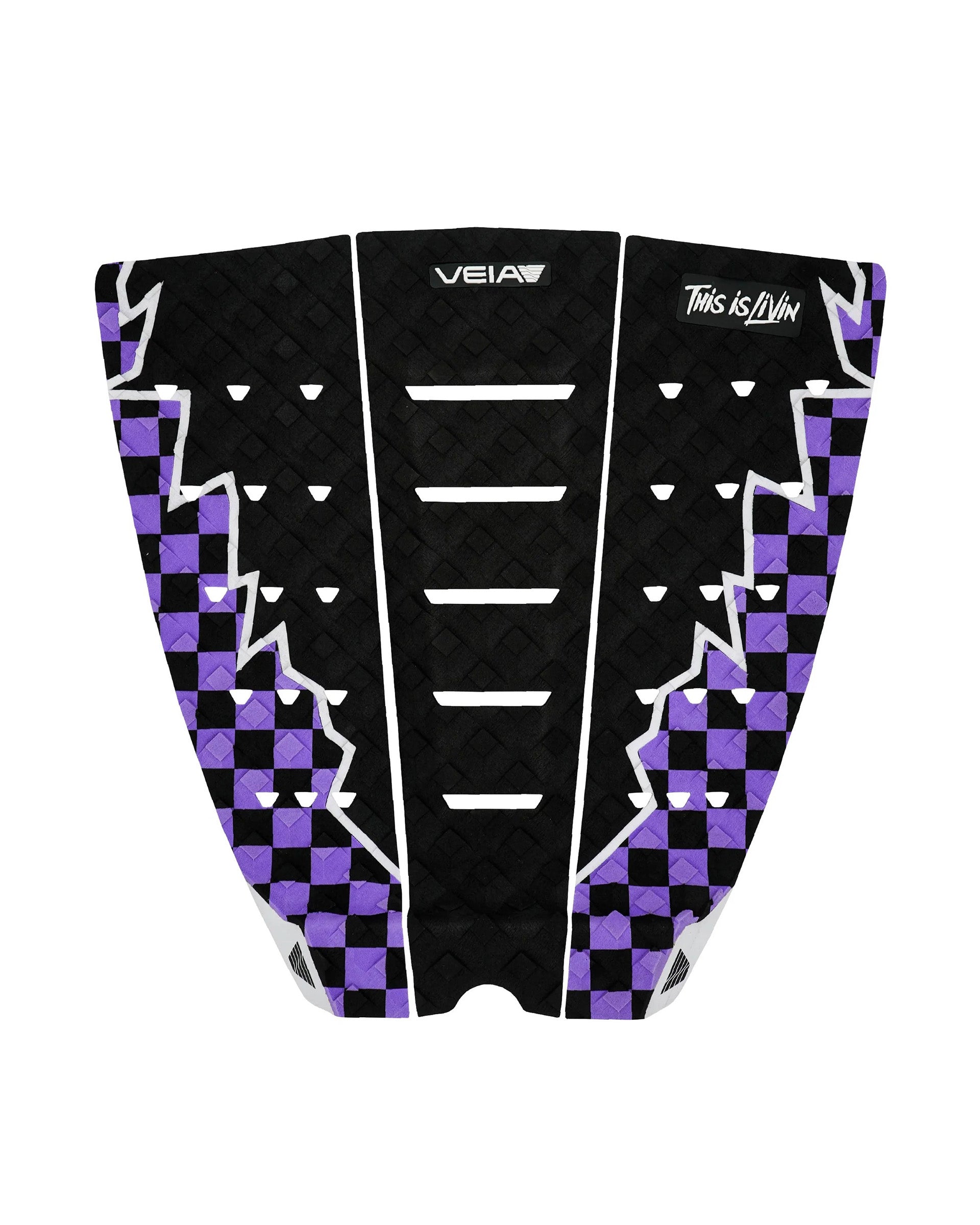 This Is Livin Explorer 3 Piece Squash Pad - Purple Checkered/Night