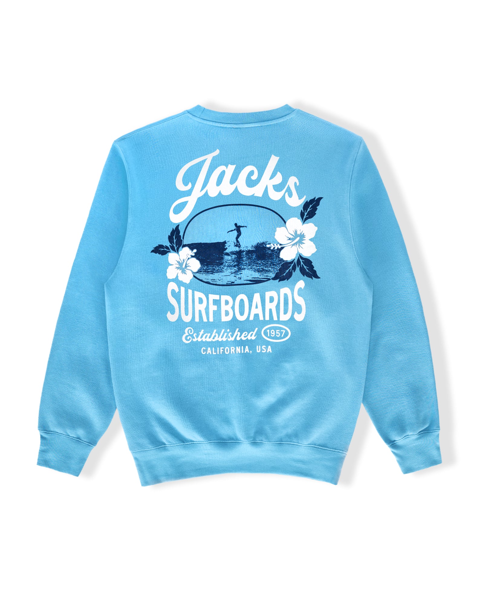 Women's Tip Toe Crewneck Sweatshirt - Ocean Blue