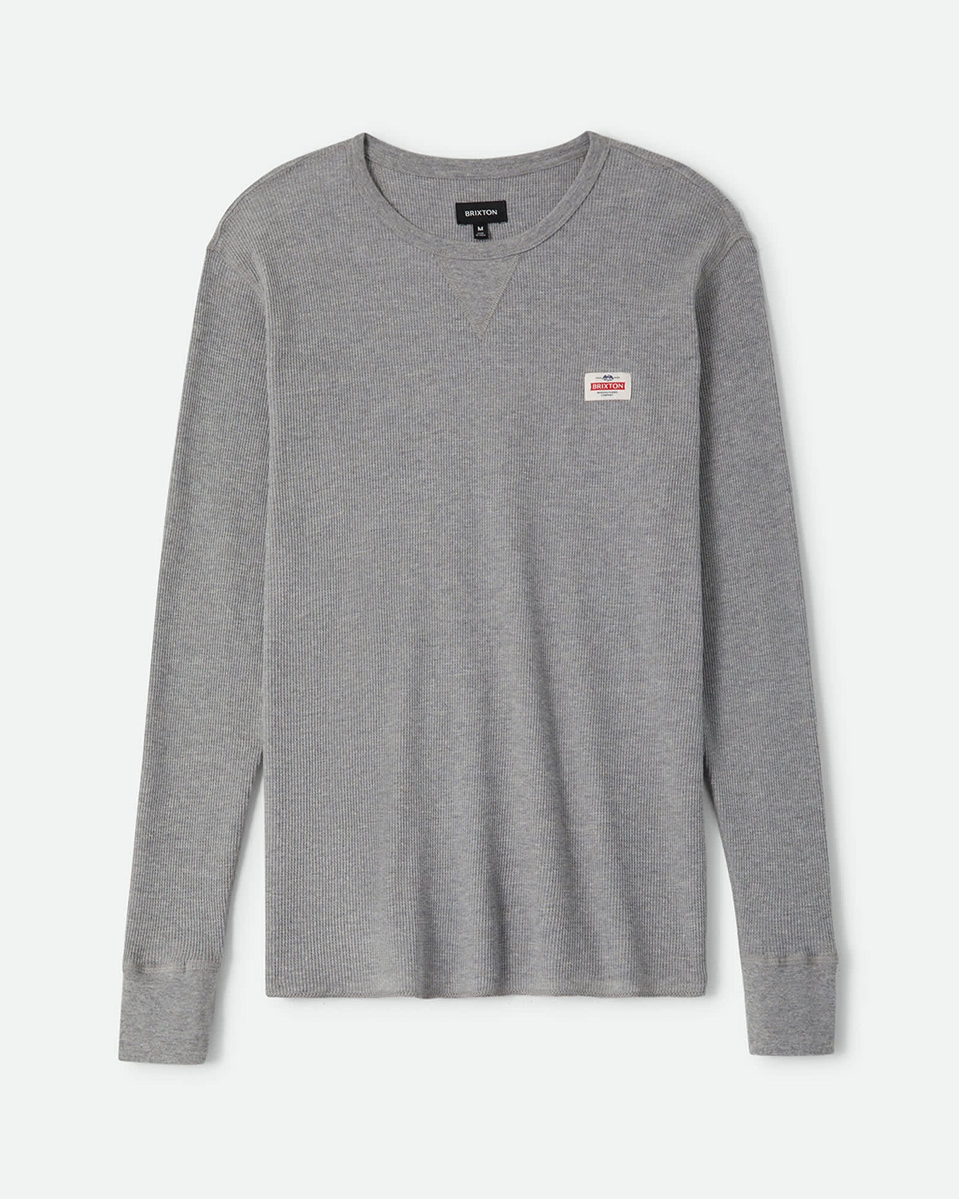 Brixton Trademark Waffle Knit Top - Heather Grey - $45.00 at Jack's Surfboards