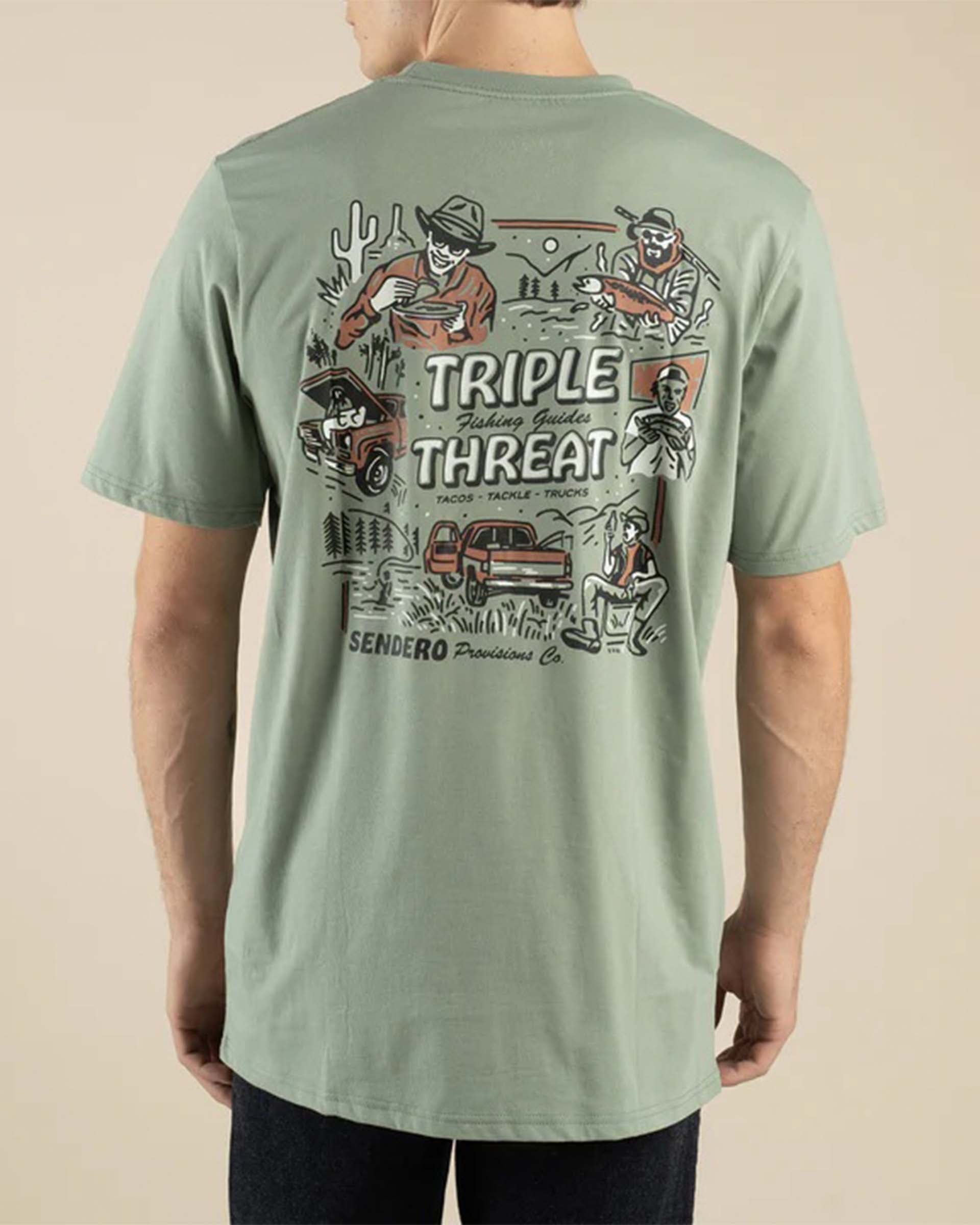 Sendero Provisions Co. Triple Threat S/S T-Shirt - Laguna - $35.00 at Jack's Surfboards