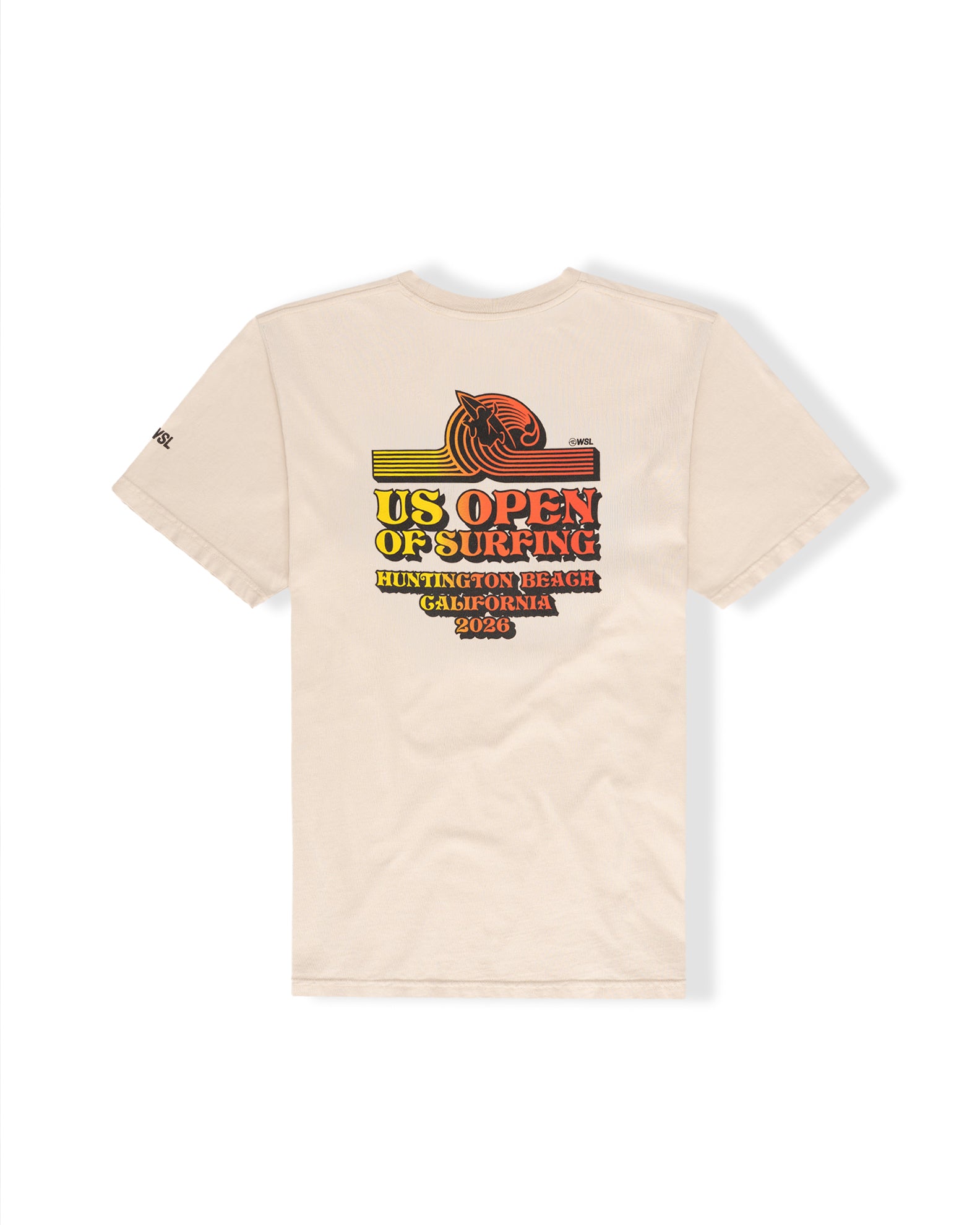 US Open Boys US Open 2026 Surfer TM Logo S/S T-Shirt - Bone - $15.00 at Jack's Surfboards