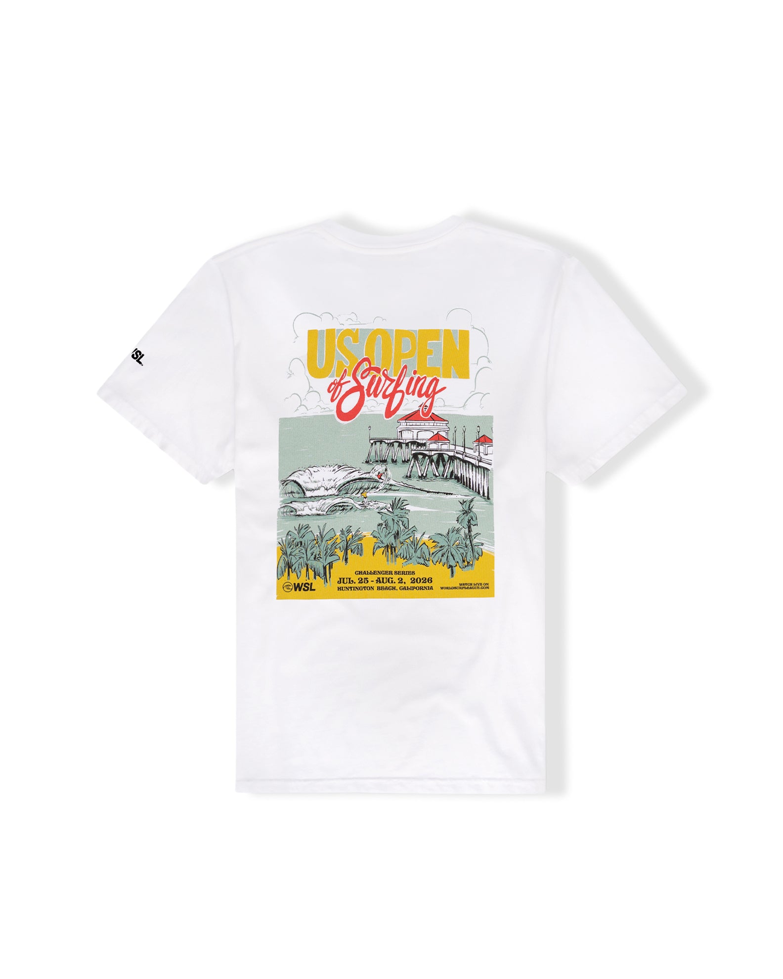 US Open Boy's US Open 2026 Poster S/S T-Shirt - White - $15.00 at Jack's Surfboards